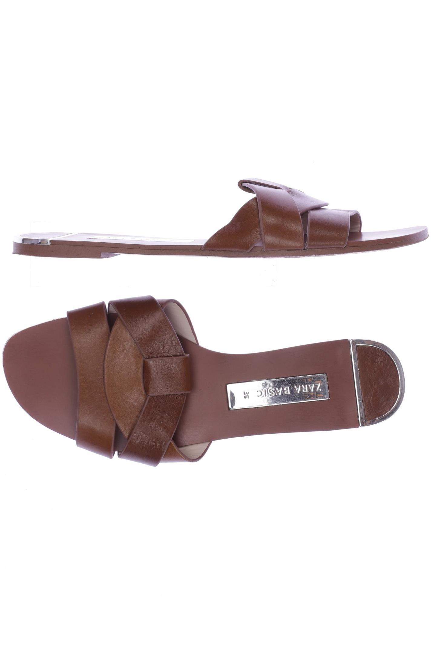 

Zara Damen Sandale, braun, Gr. 36