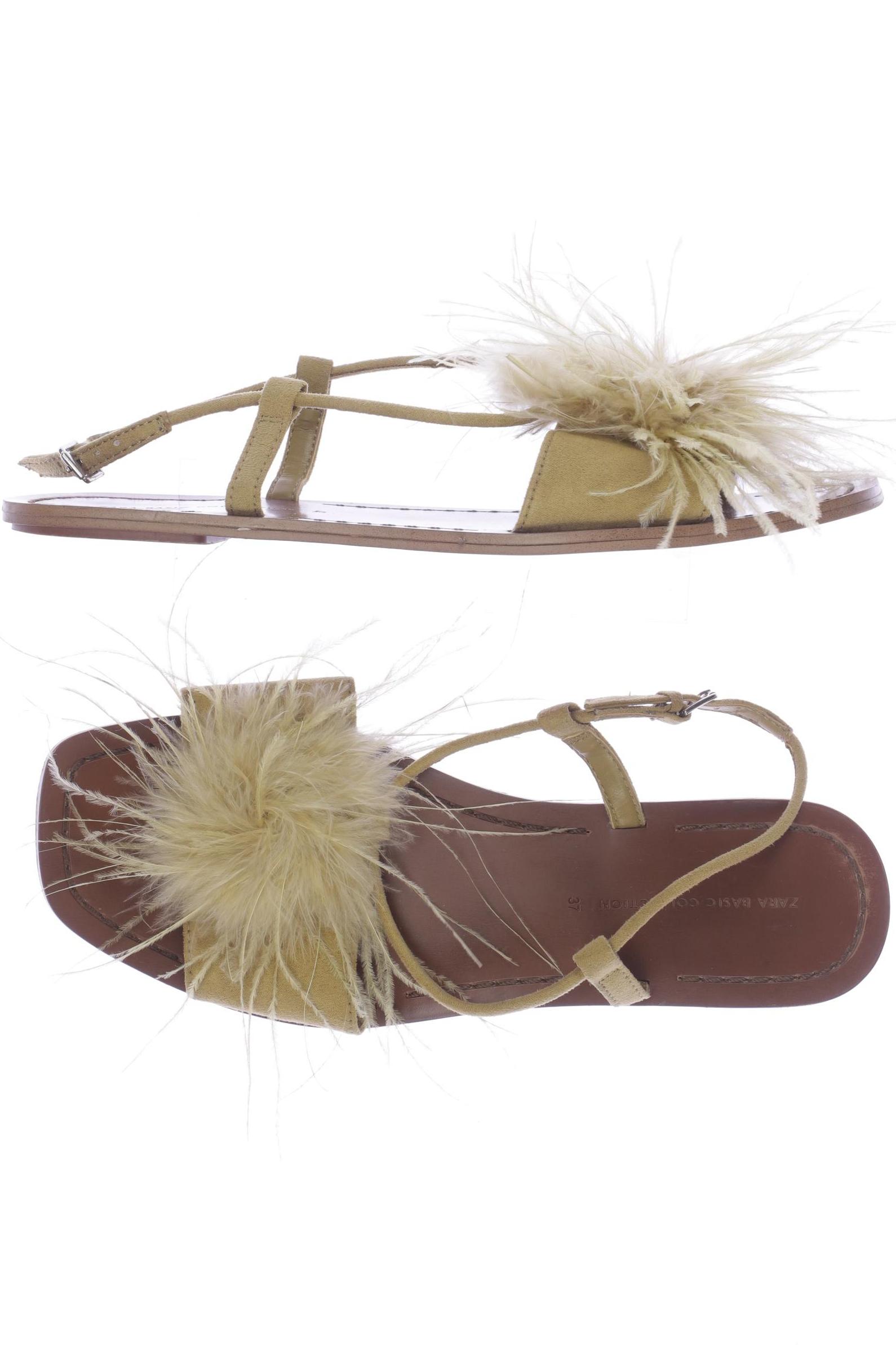 

Zara Damen Sandale, beige, Gr. 37