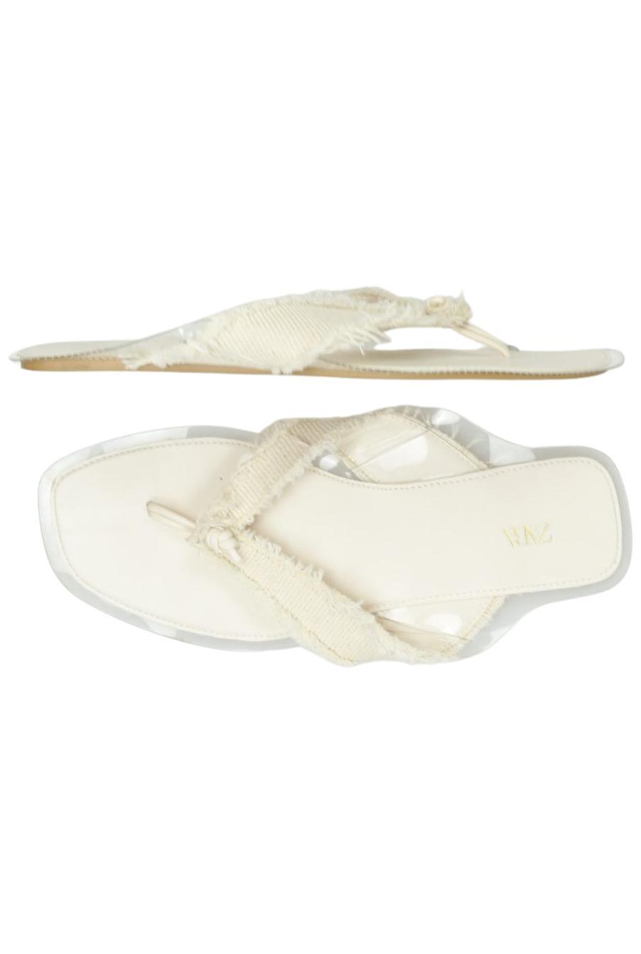 

Zara Damen Sandale, cremeweiß, Gr. 37