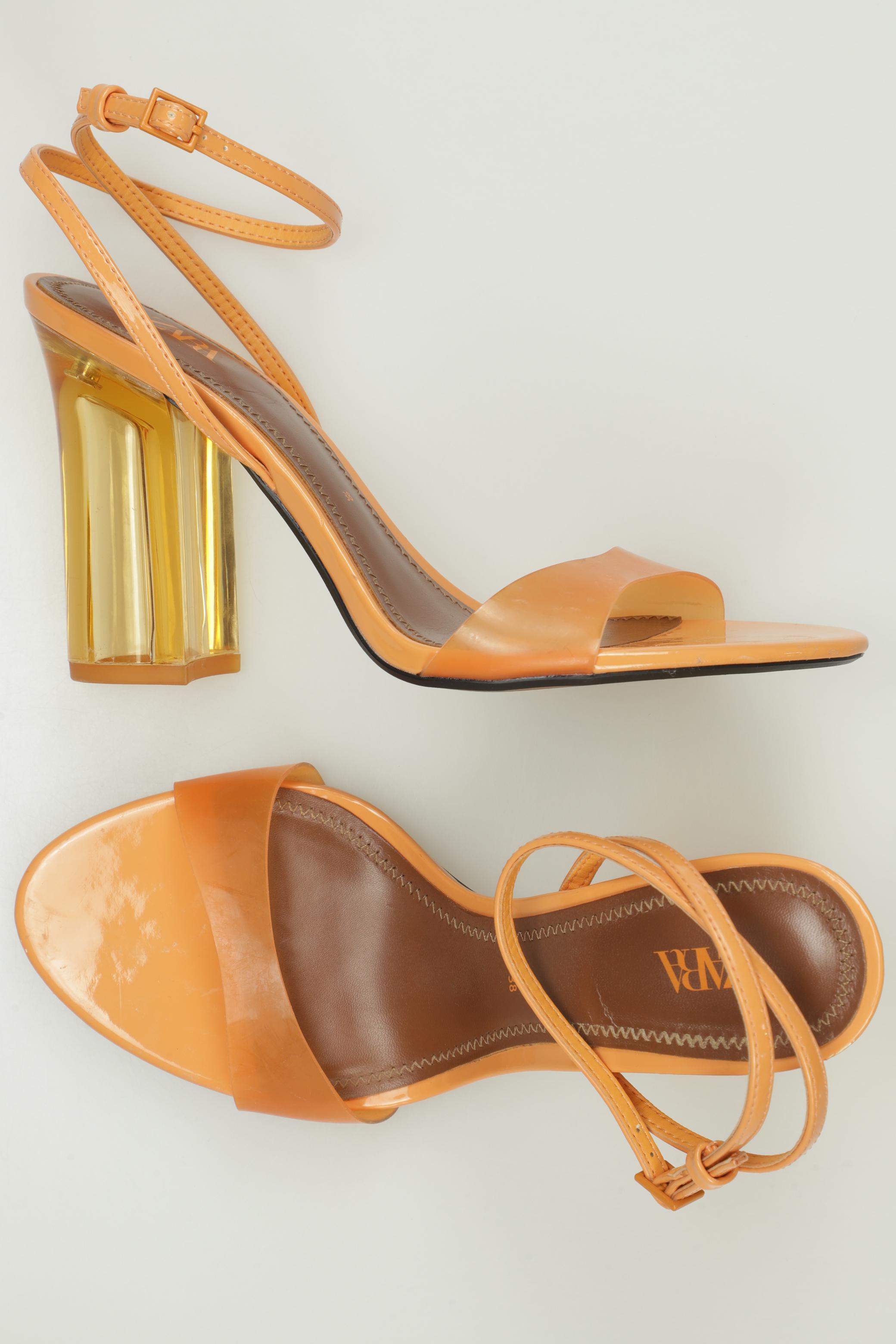 

Zara Damen Sandale, orange, Gr. 38
