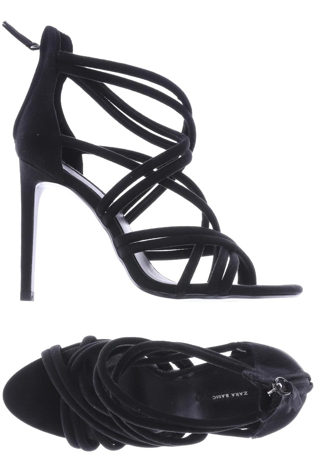 

Zara Damen Sandale, schwarz, Gr. 38