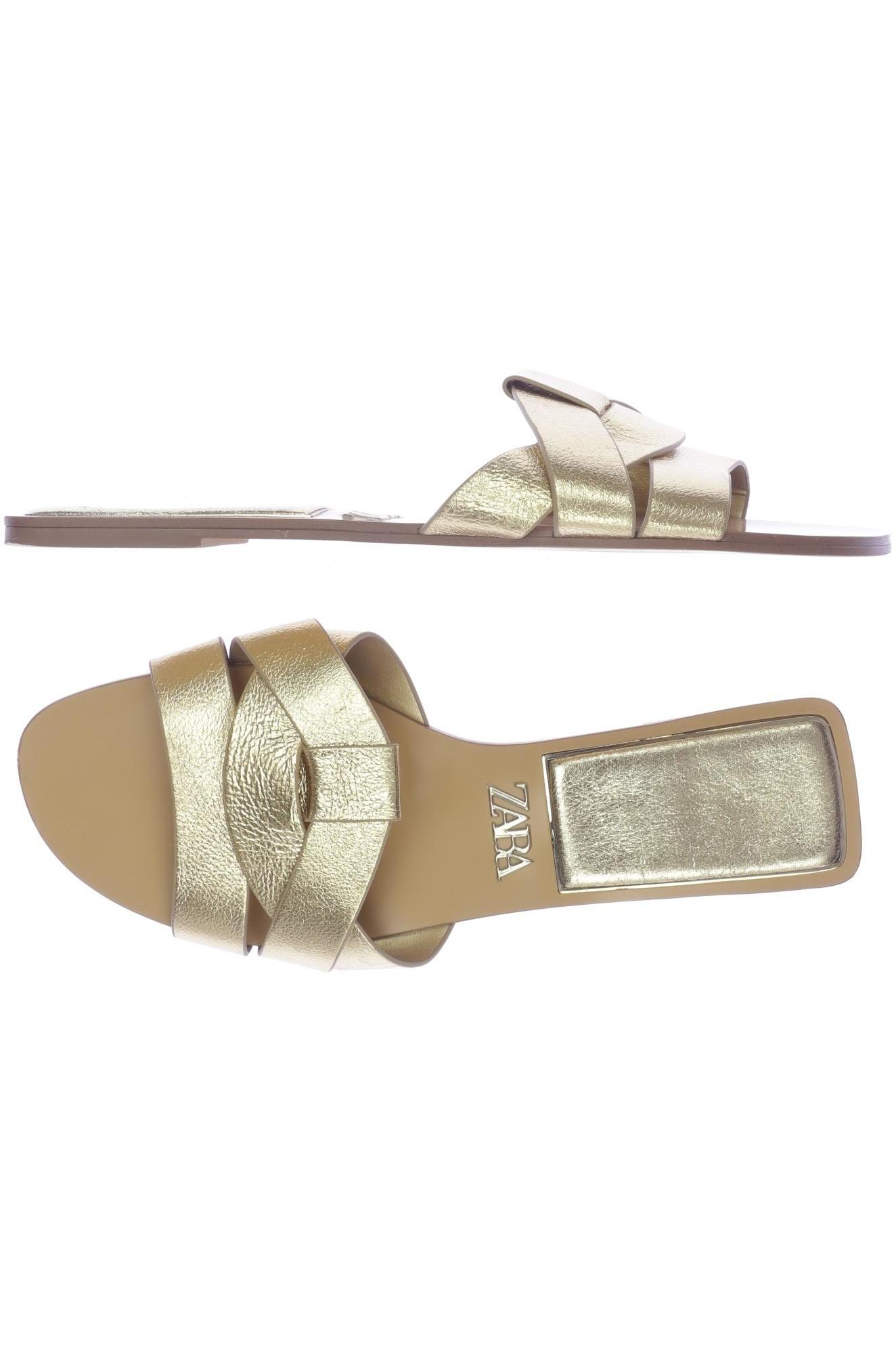 

Zara Damen Sandale, gold, Gr. 39