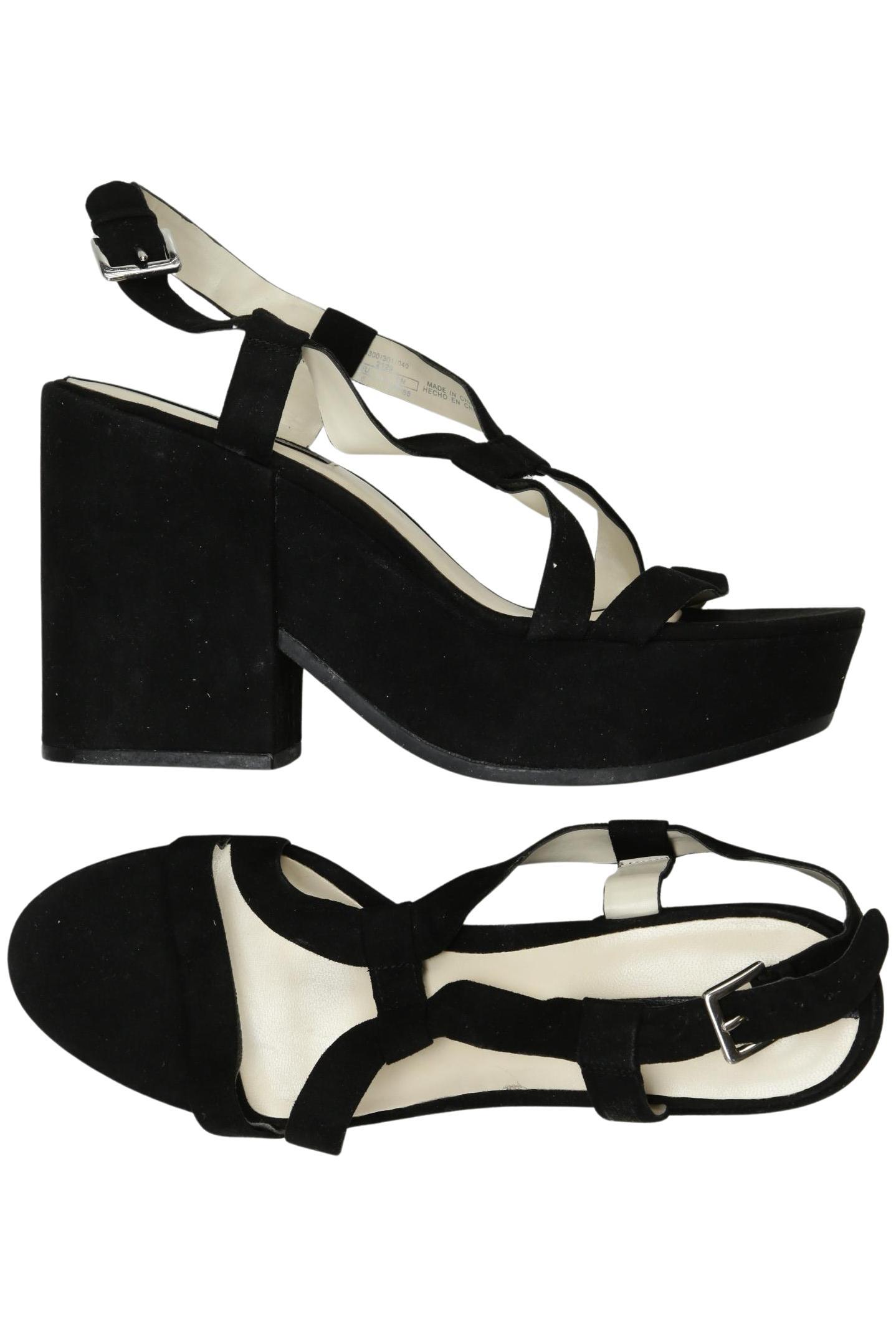 

Zara Damen Sandale, schwarz, Gr. 40