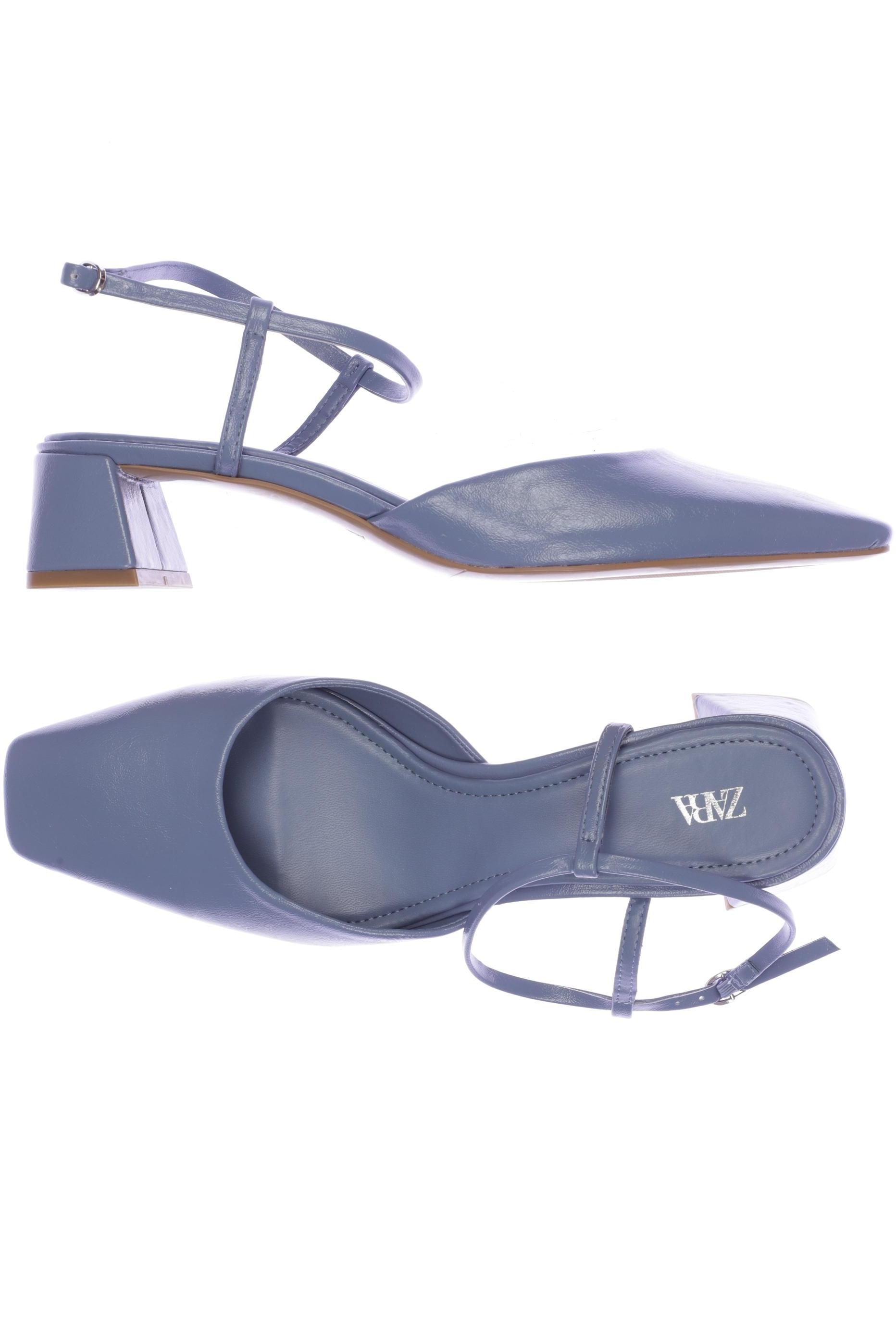 

Zara Damen Sandale, hellblau, Gr. 38