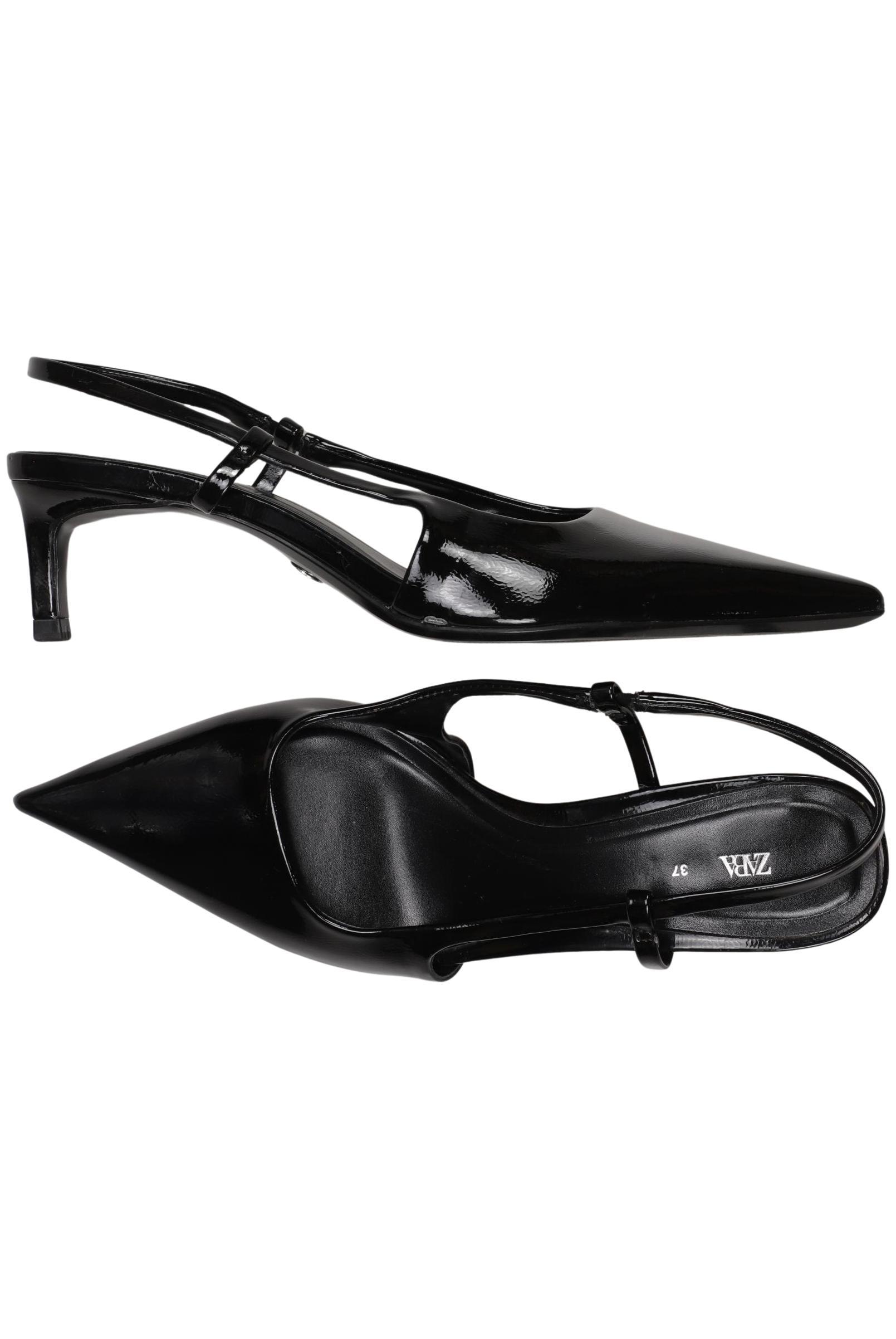 

Zara Damen Sandale, schwarz, Gr. 37