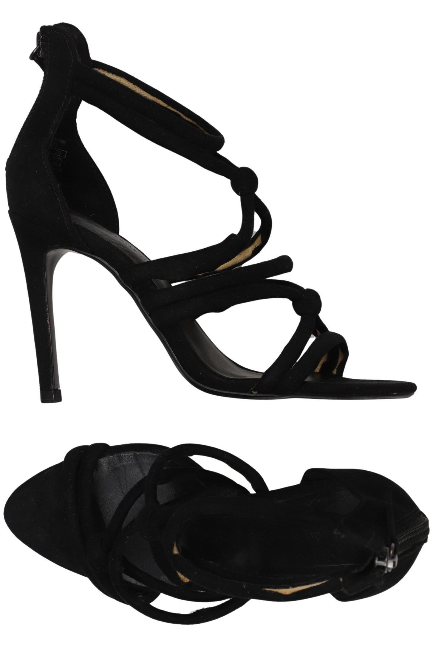 

Zara Damen Sandale, schwarz, Gr. 37