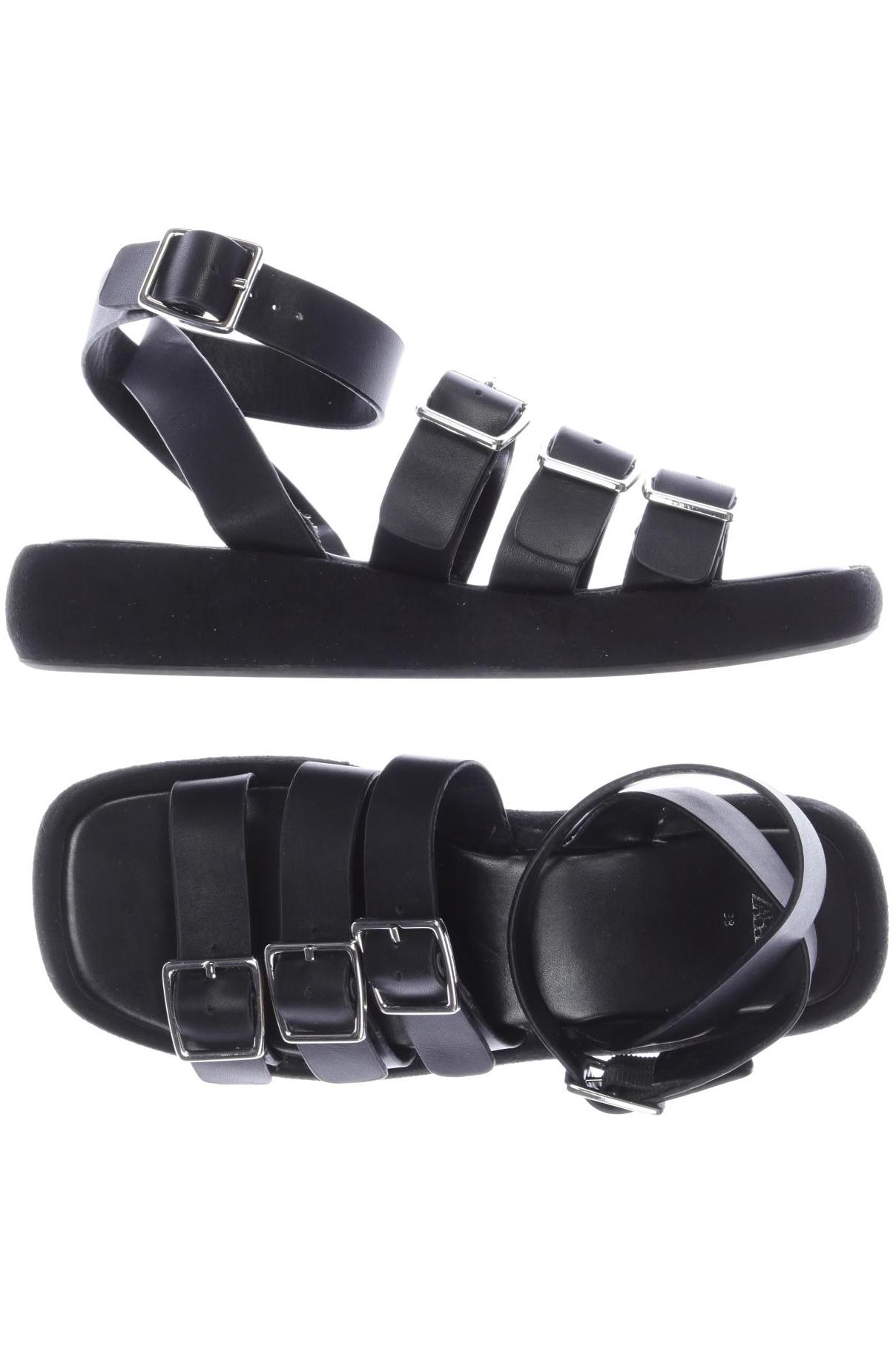 

Zara Damen Sandale, schwarz, Gr. 38