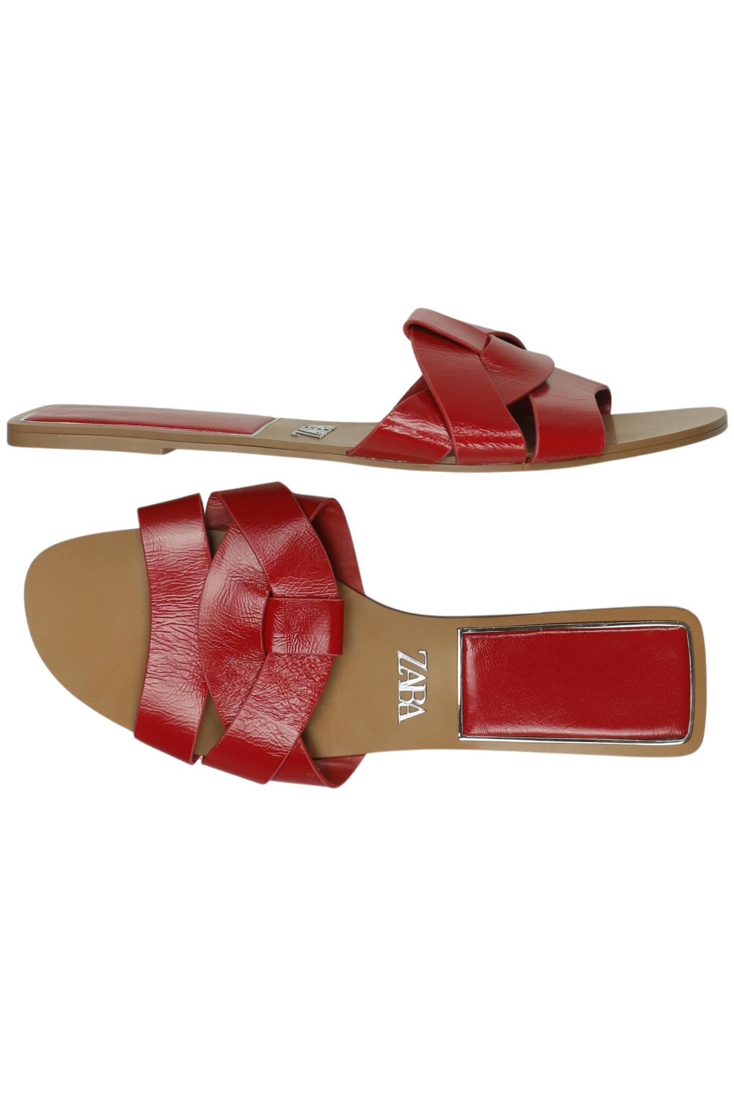 

Zara Damen Sandale, rot, Gr. 42