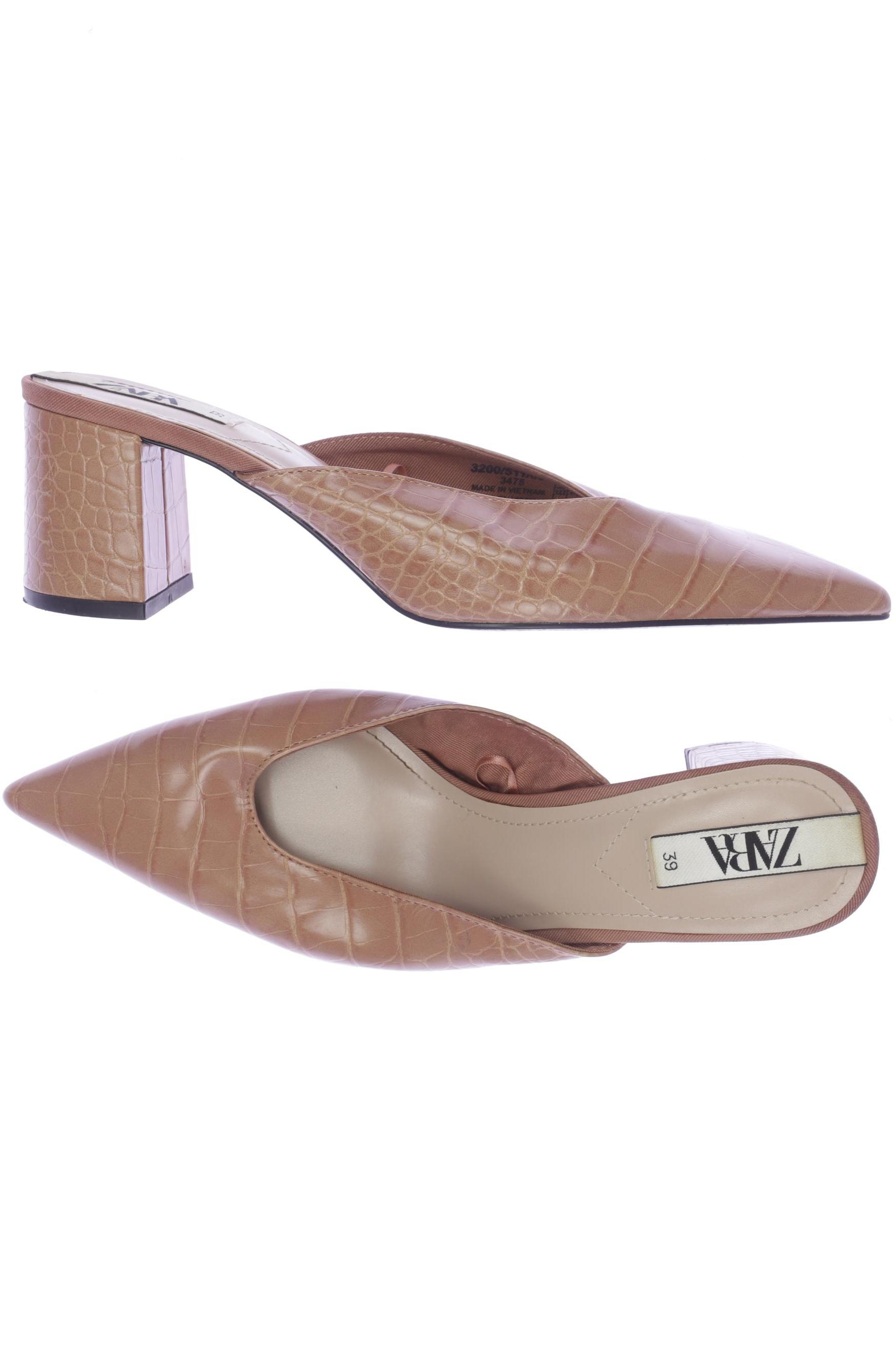 

Zara Damen Sandale, braun, Gr. 39