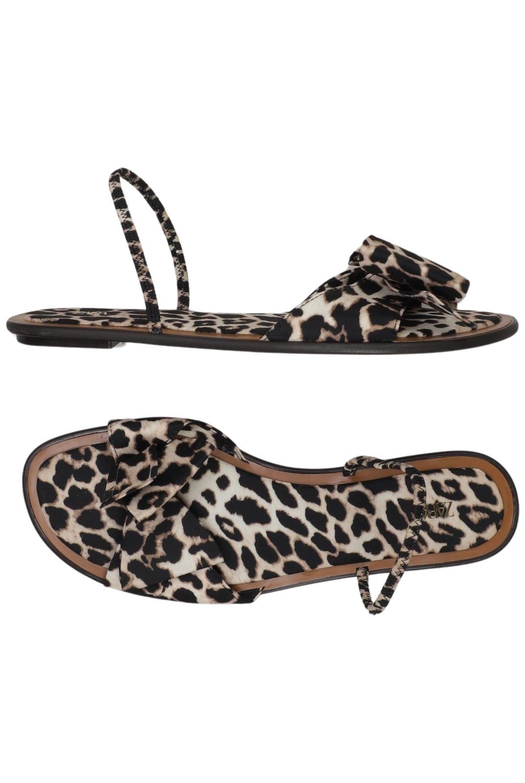 

Zara Damen Sandale, braun, Gr. 38