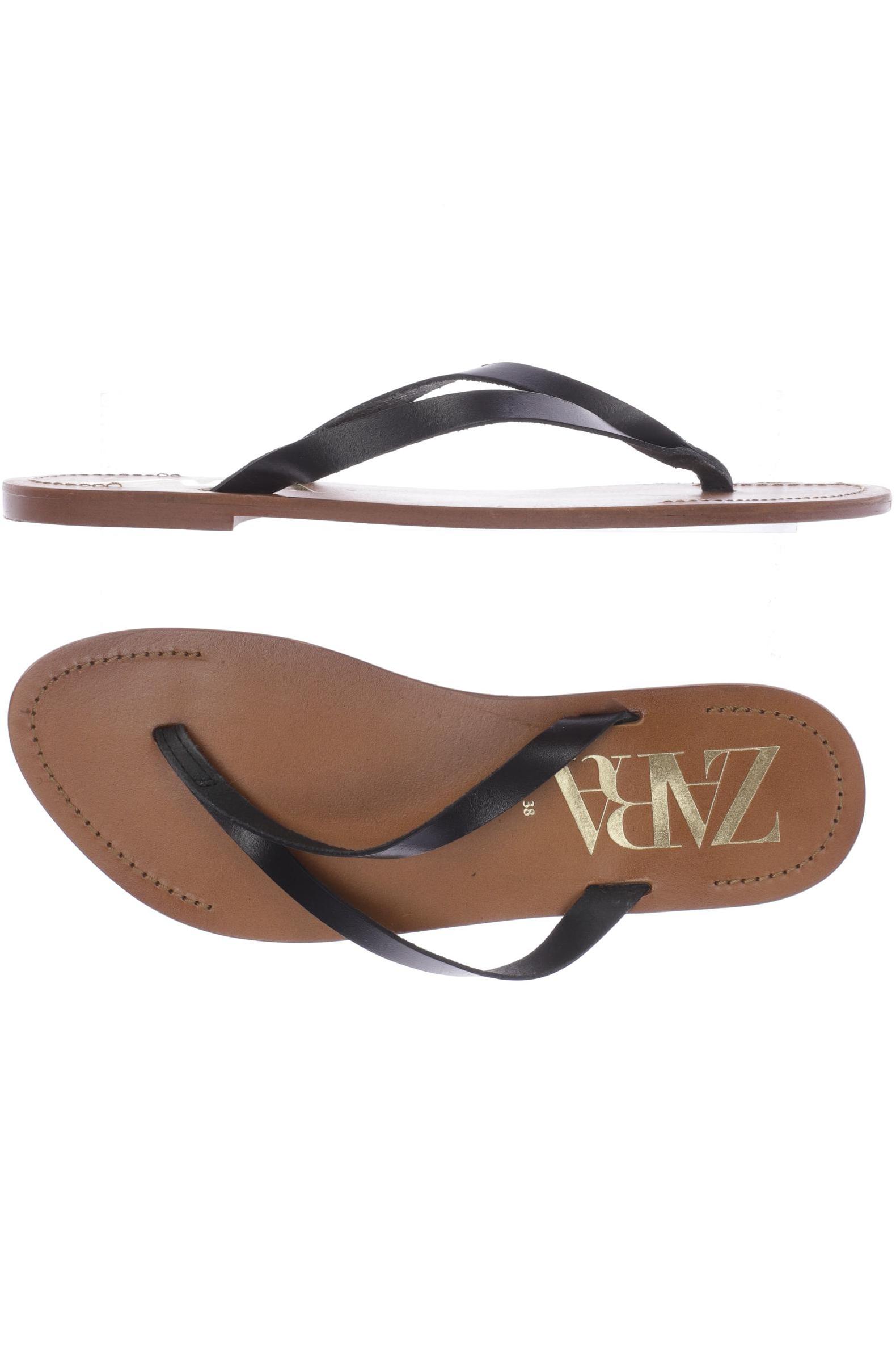 

Zara Damen Sandale, schwarz, Gr. 38