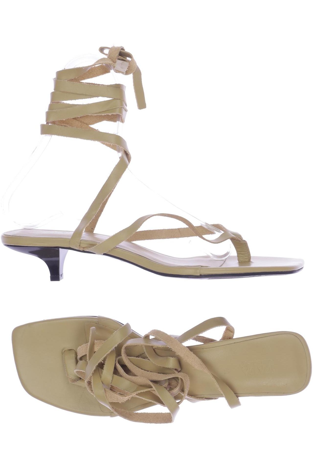 

Zara Damen Sandale, beige, Gr. 40