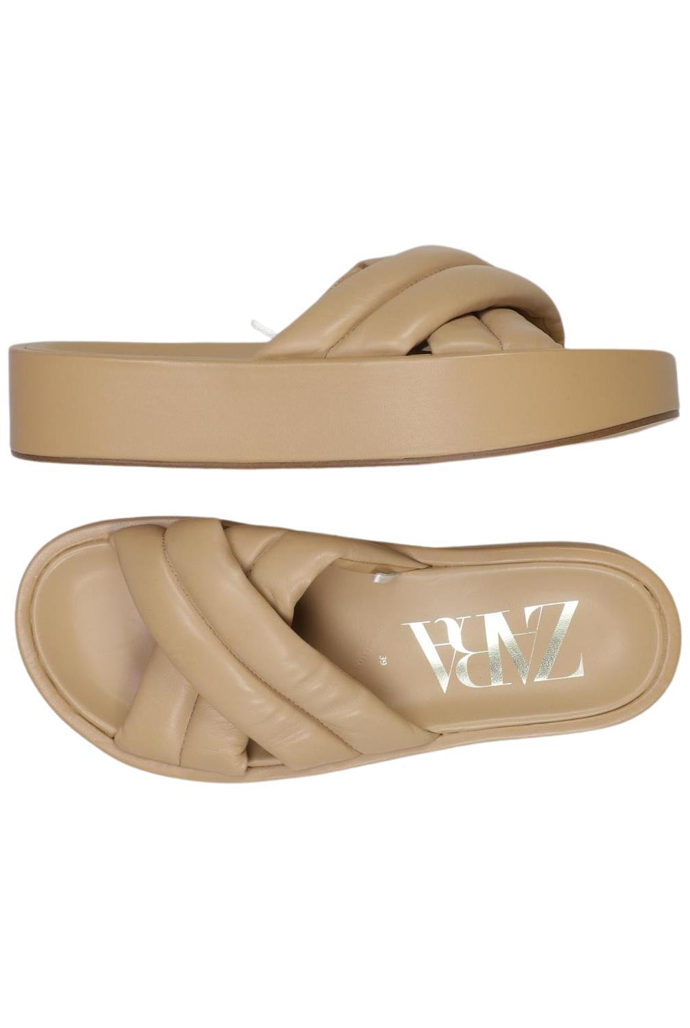 

Zara Damen Sandale, beige, Gr. 39