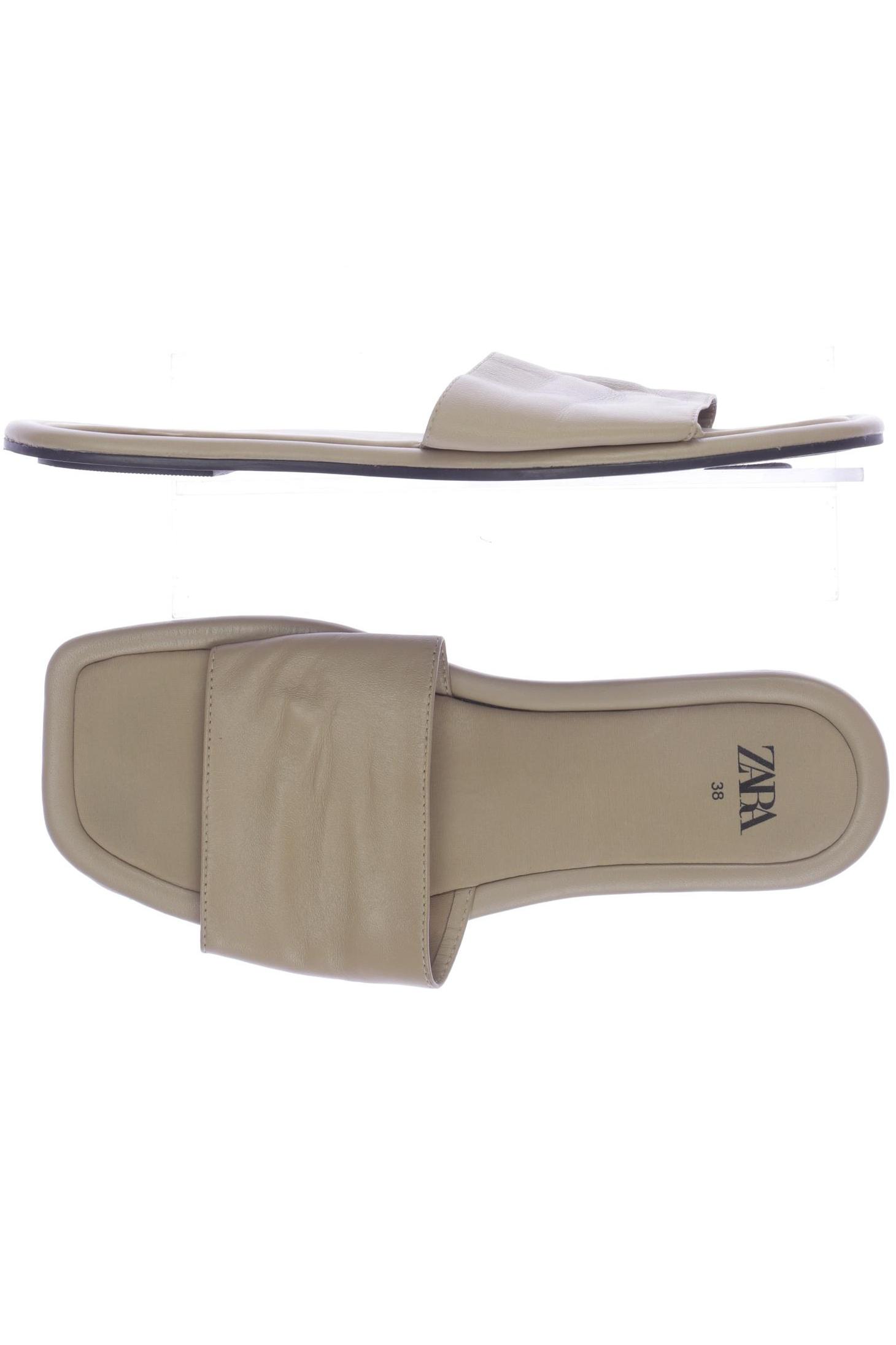 

ZARA Damen Sandale, beige