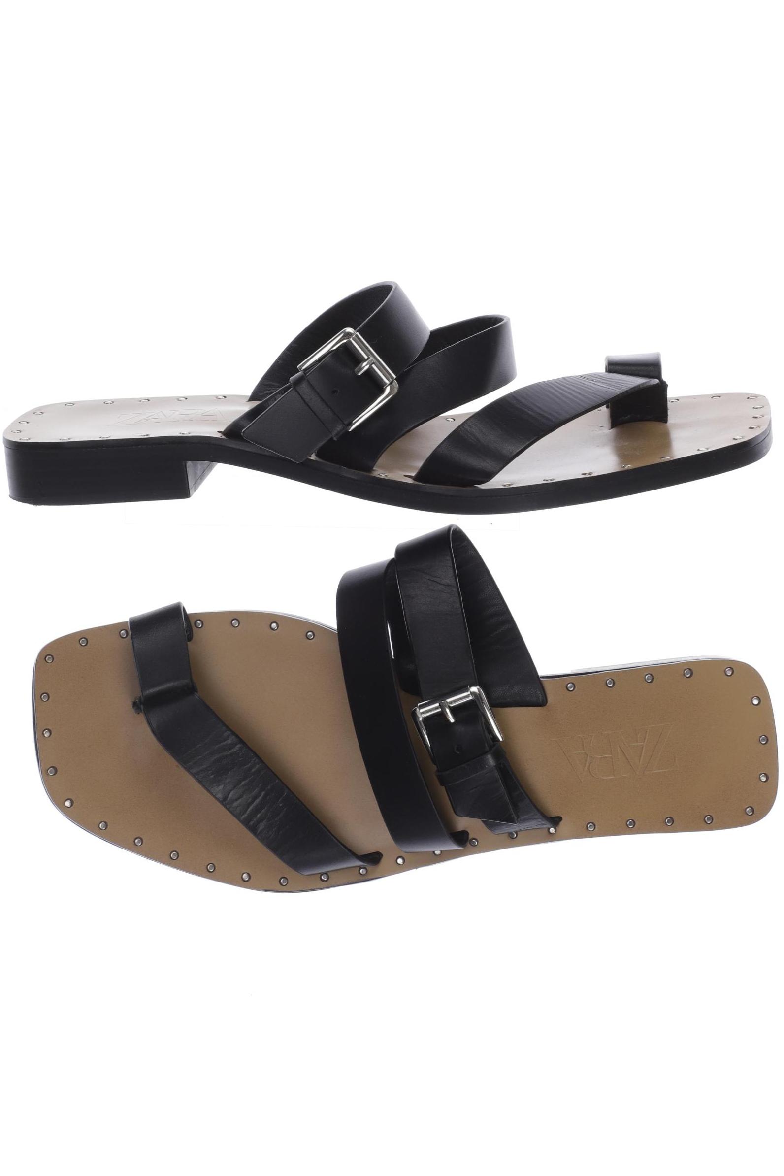 

Zara Damen Sandale, schwarz, Gr. 41