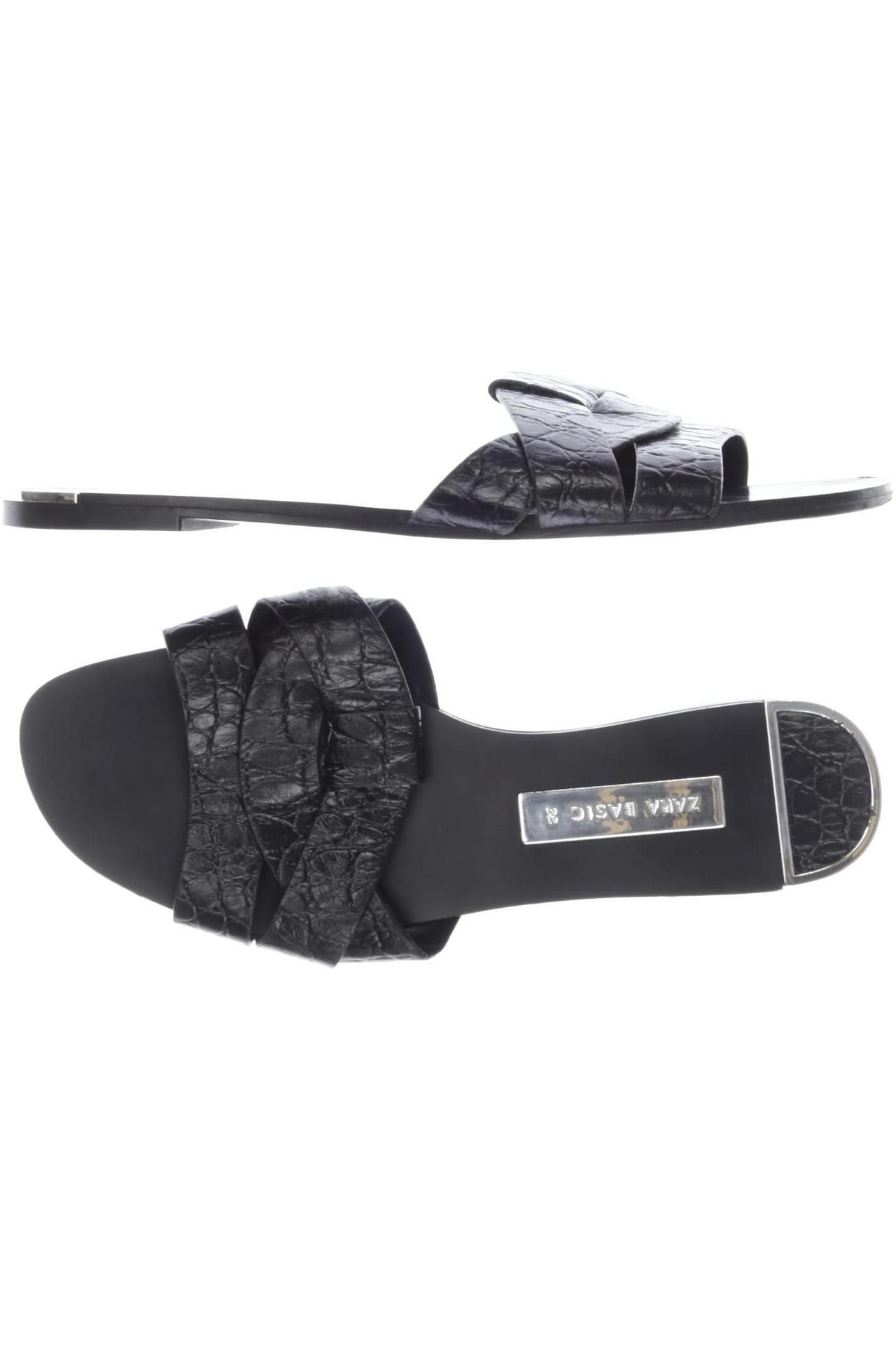 

Zara Damen Sandale, schwarz, Gr. 38