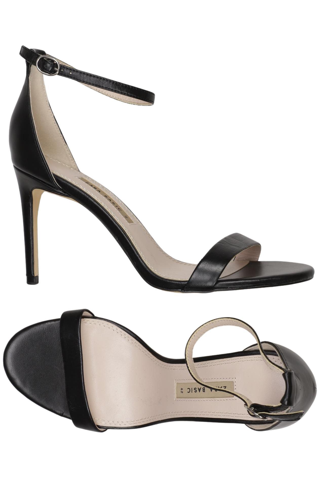 

Zara Damen Sandale, schwarz, Gr. 42