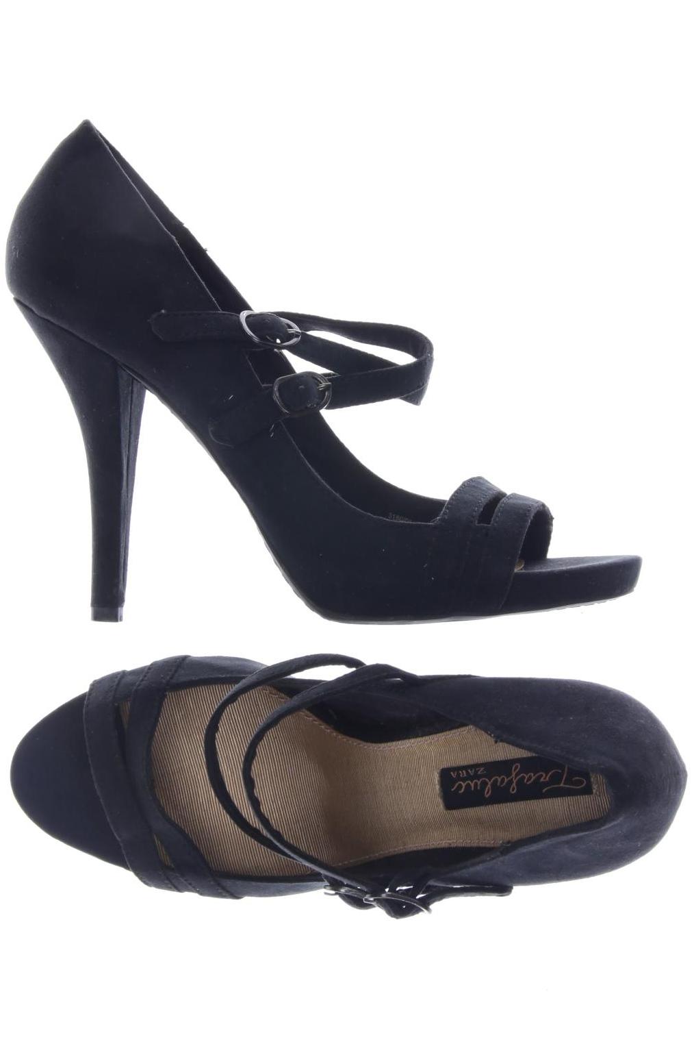 

Zara Damen Sandale, schwarz, Gr. 39