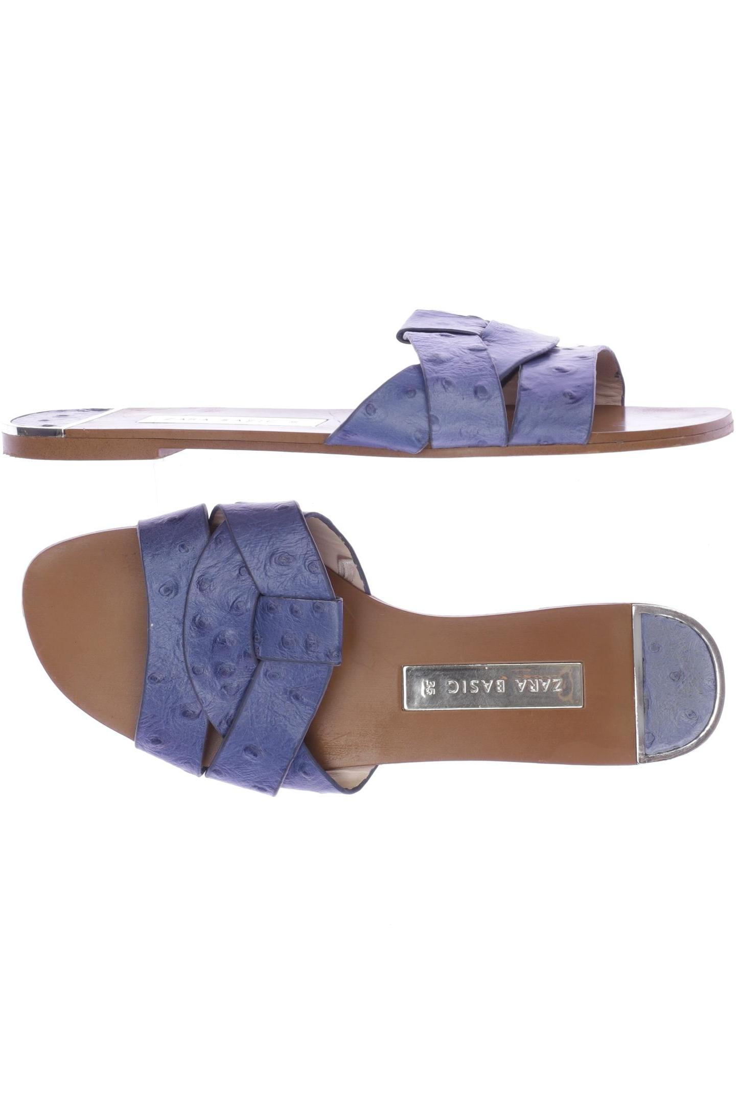 

Zara Damen Sandale, blau, Gr. 35
