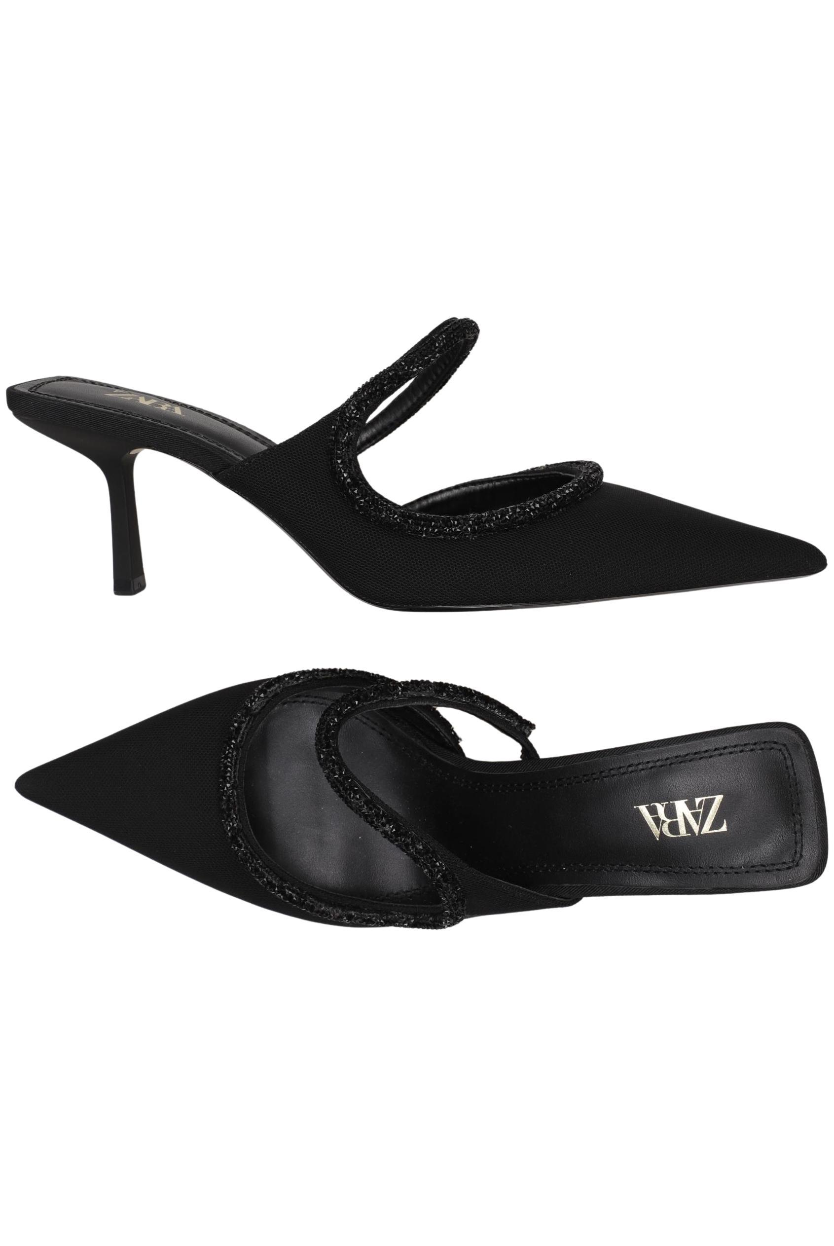 

Zara Damen Sandale, schwarz, Gr. 41