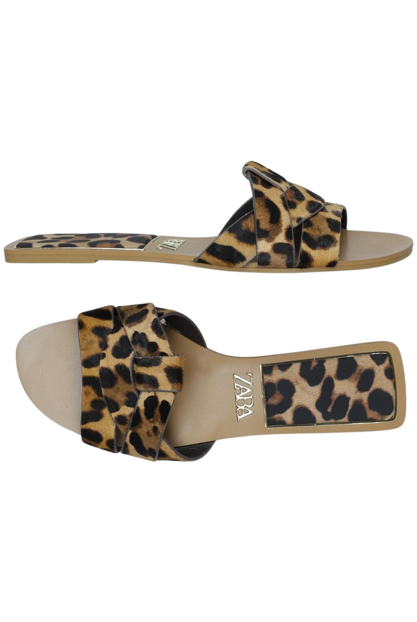 

Zara Damen Sandale, braun, Gr. 38