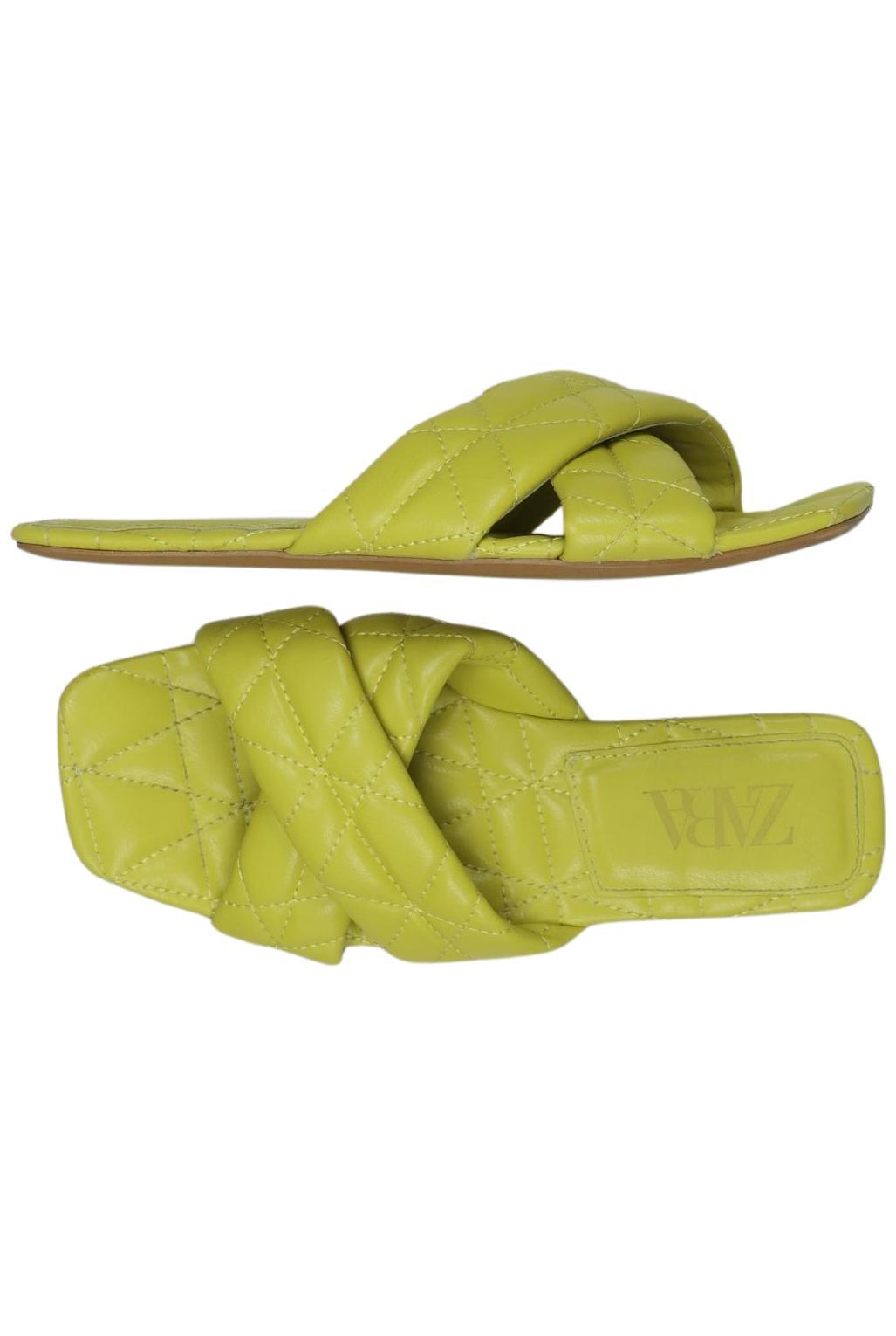 

Zara Damen Sandale, neon, Gr. 37