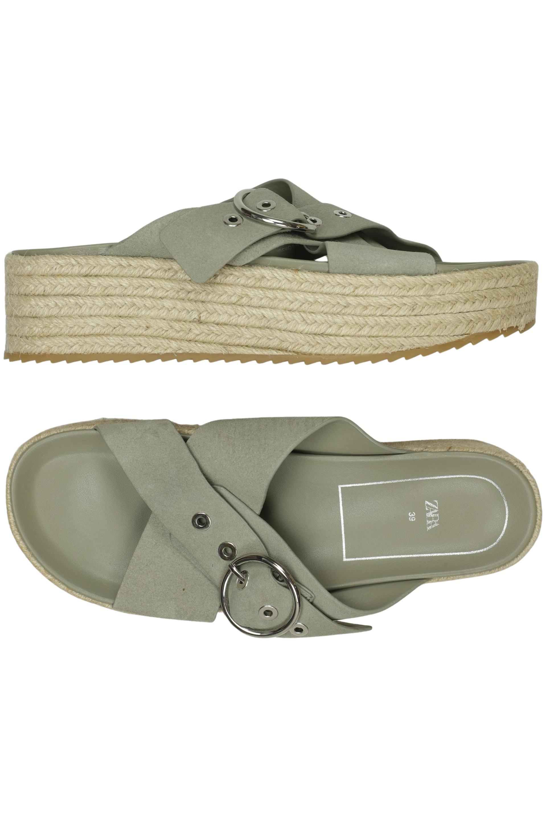 

Zara Damen Sandale, grün, Gr. 39