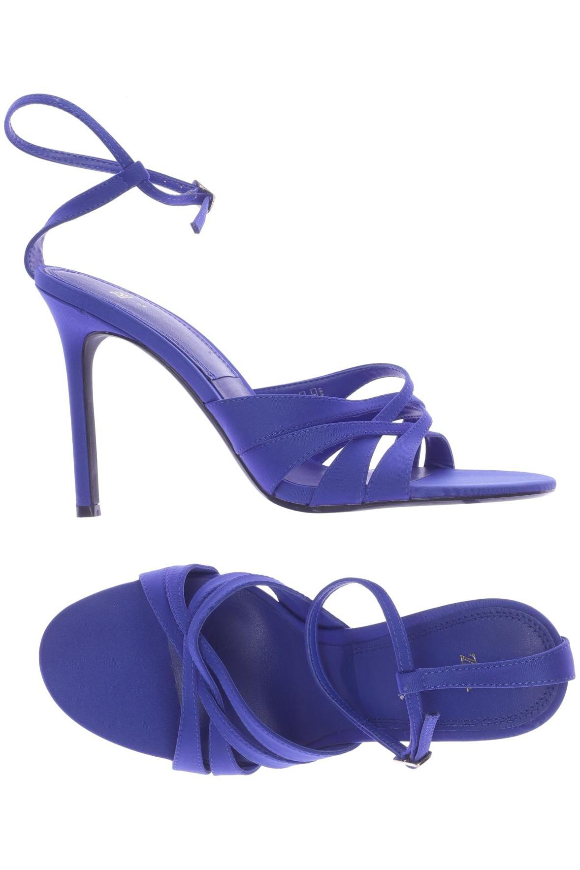 

ZARA Damen Sandale, blau