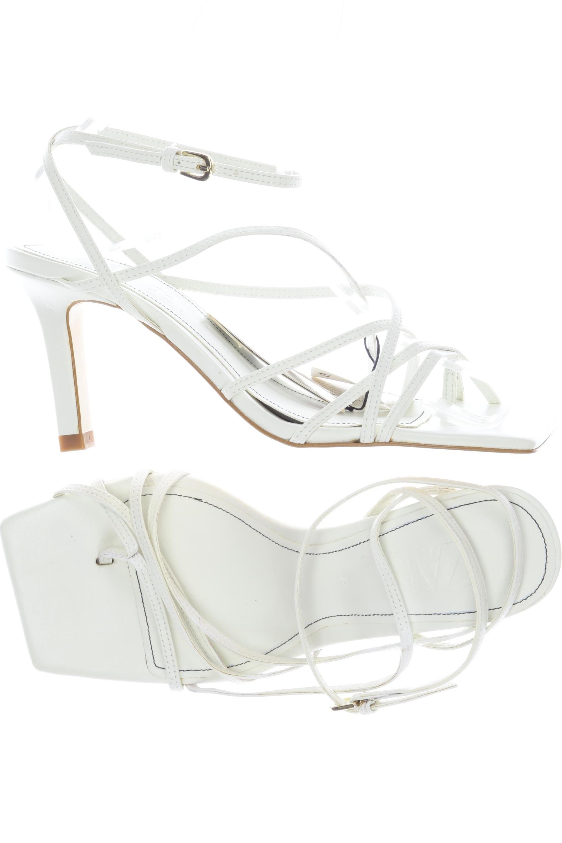 

Zara Damen Sandale, weiß, Gr. 37