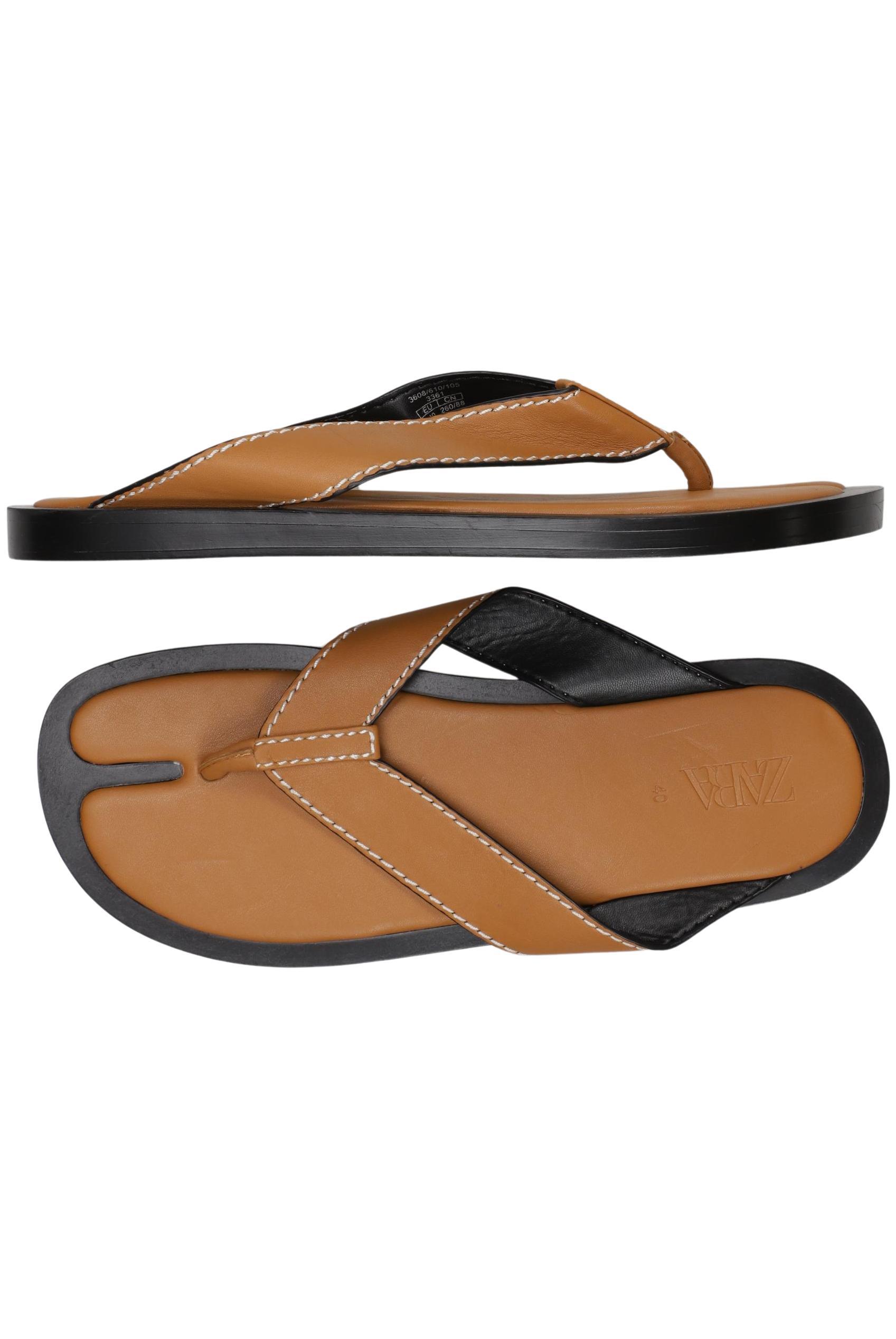 

Zara Damen Sandale, braun, Gr. 40