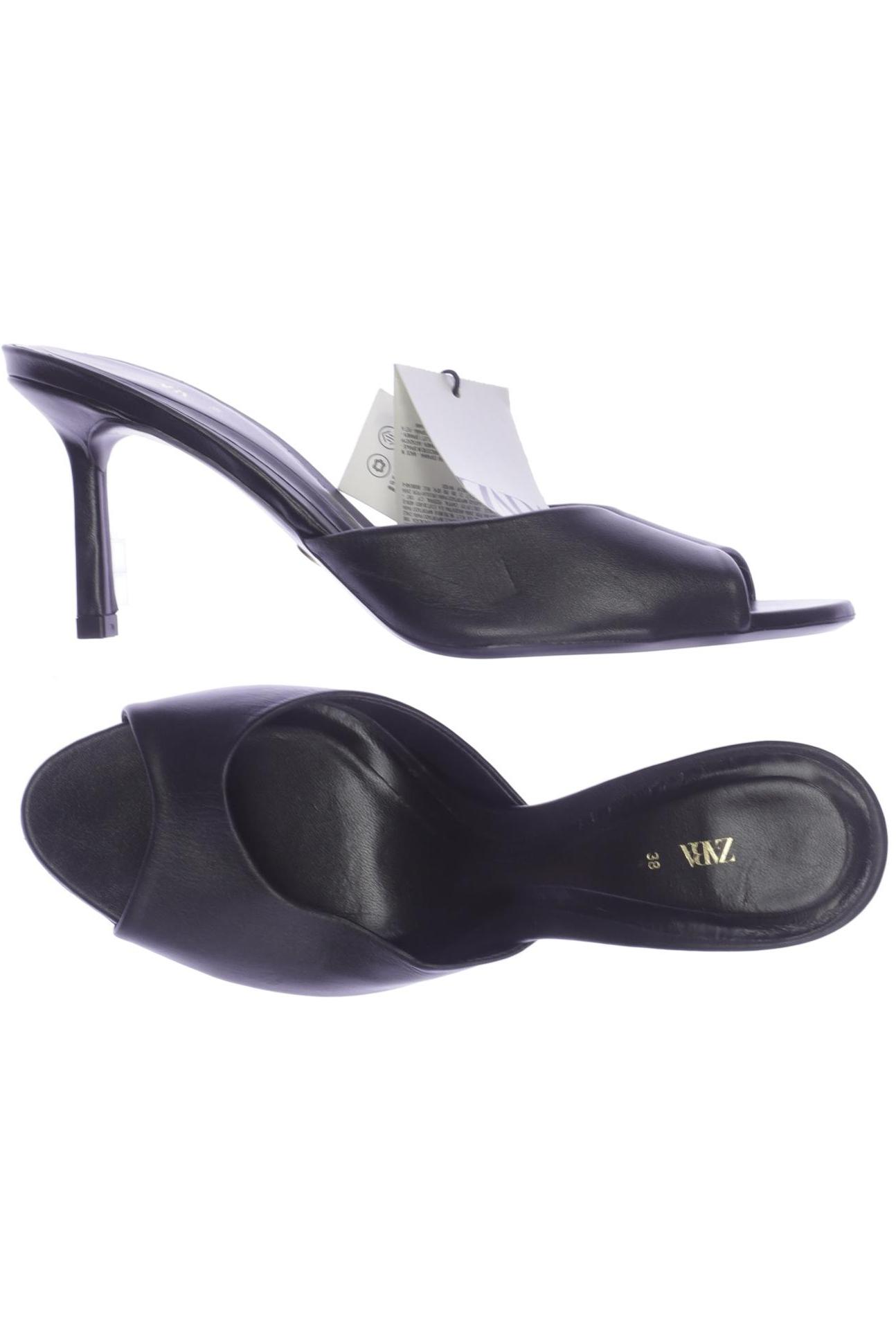

Zara Damen Sandale, schwarz, Gr. 38