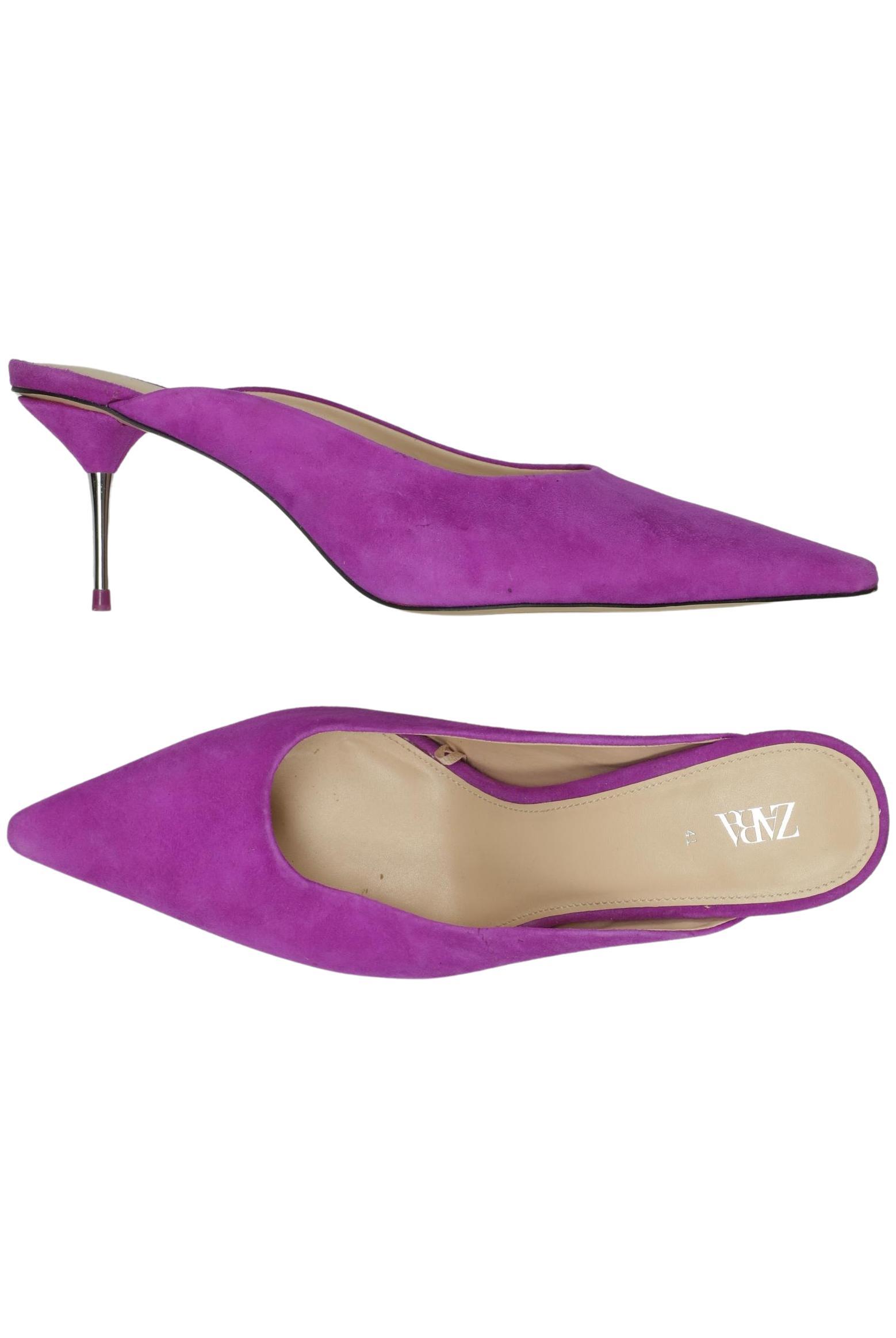 

Zara Damen Sandale, flieder, Gr. 41