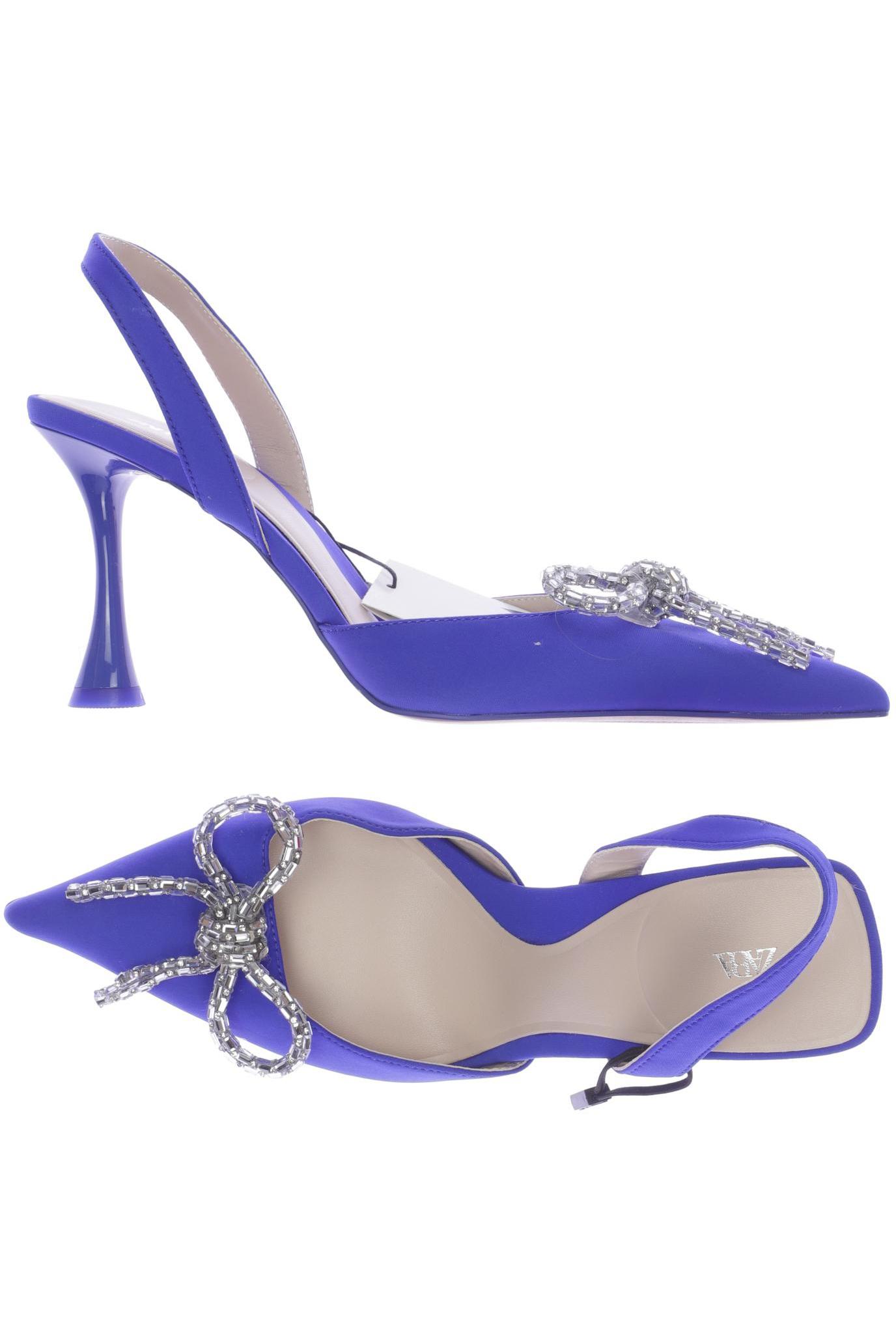 

Zara Damen Sandale, blau, Gr. 39