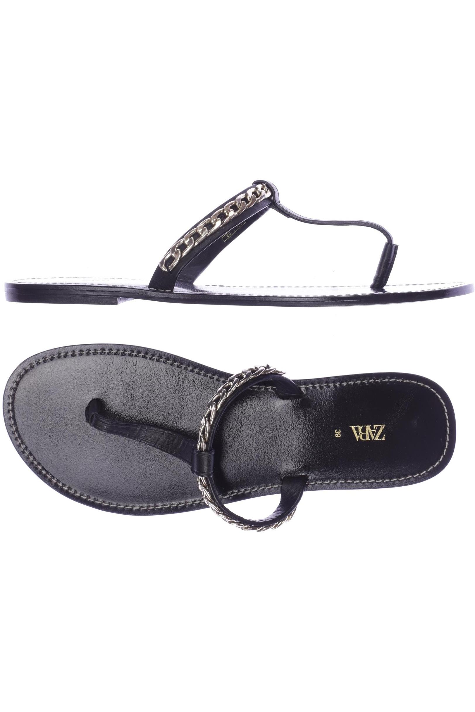 

Zara Damen Sandale, schwarz, Gr. 39
