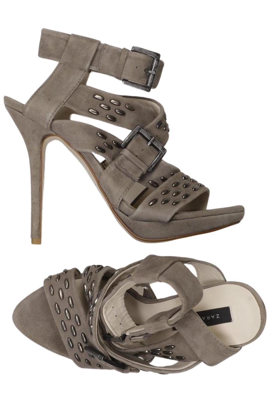 

Zara Damen Sandale, grau, Gr. 37