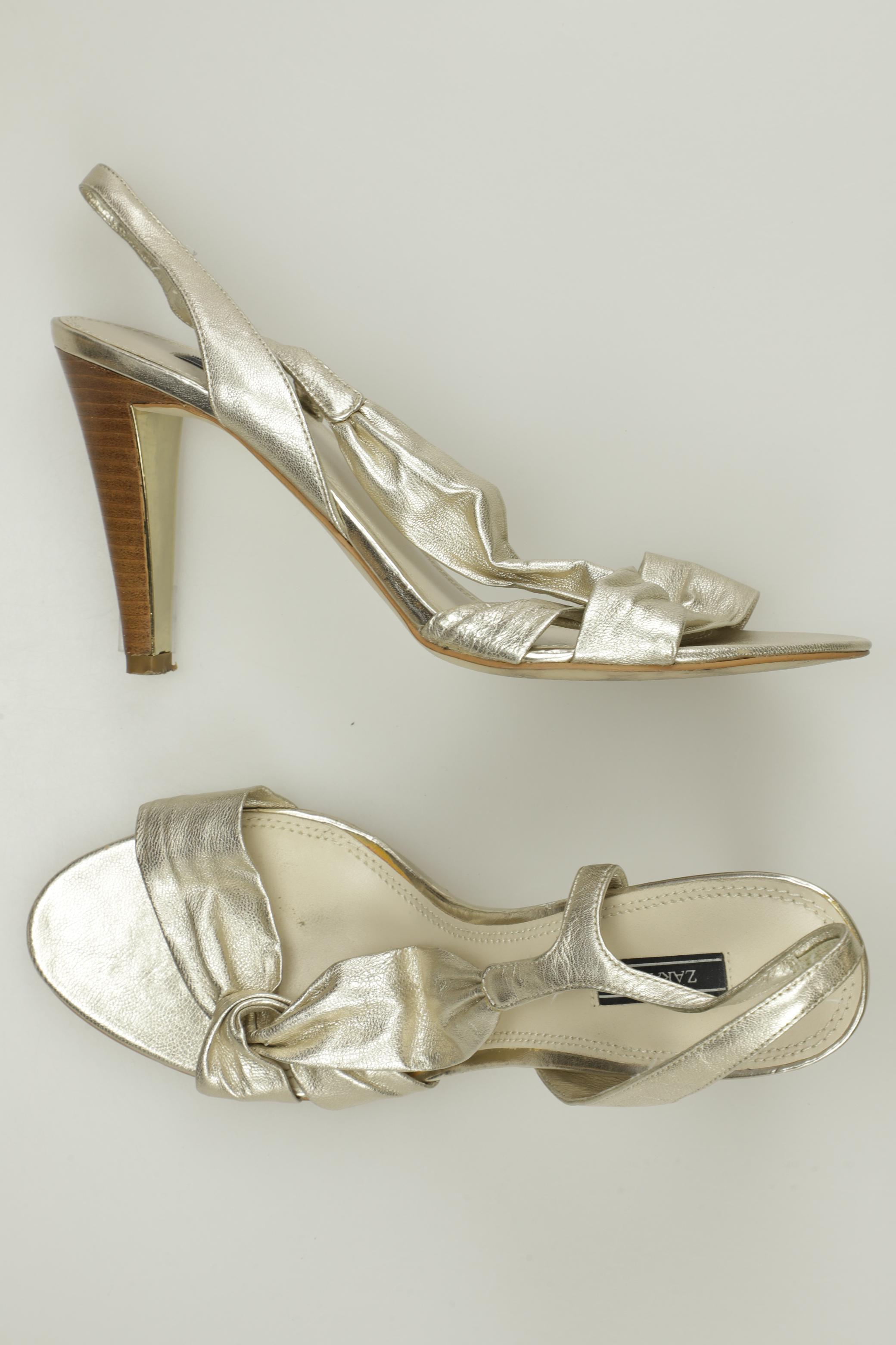 

Zara Damen Sandale, gold, Gr. 39