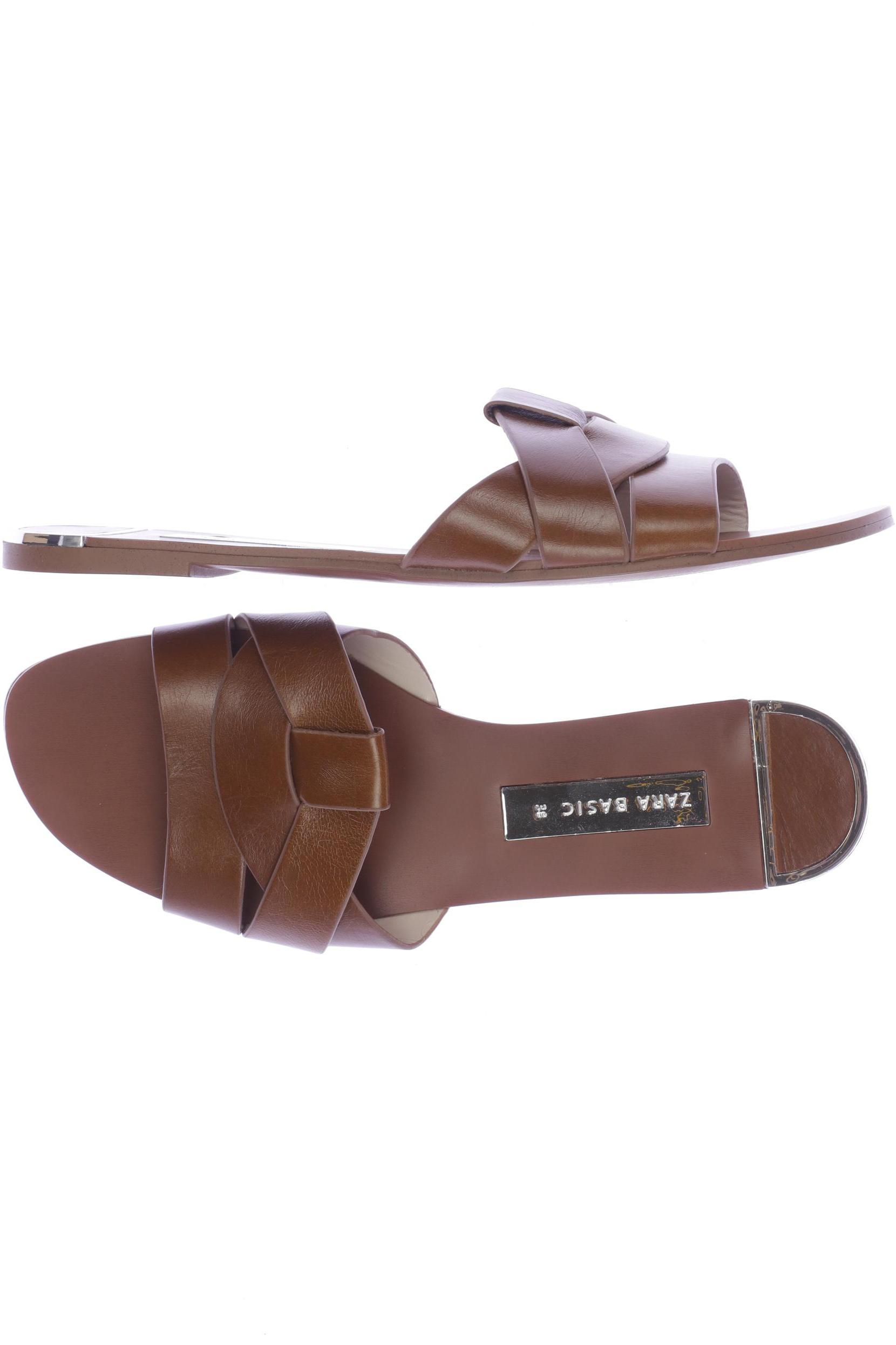 

ZARA Damen Sandale, braun