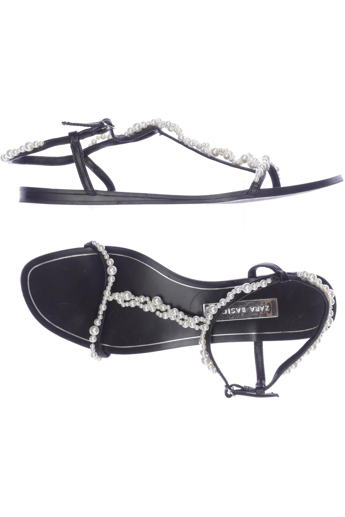 

Zara Damen Sandale, schwarz, Gr. 38