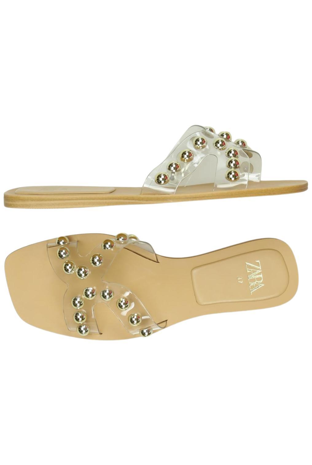 

Zara Damen Sandale, gold, Gr. 37