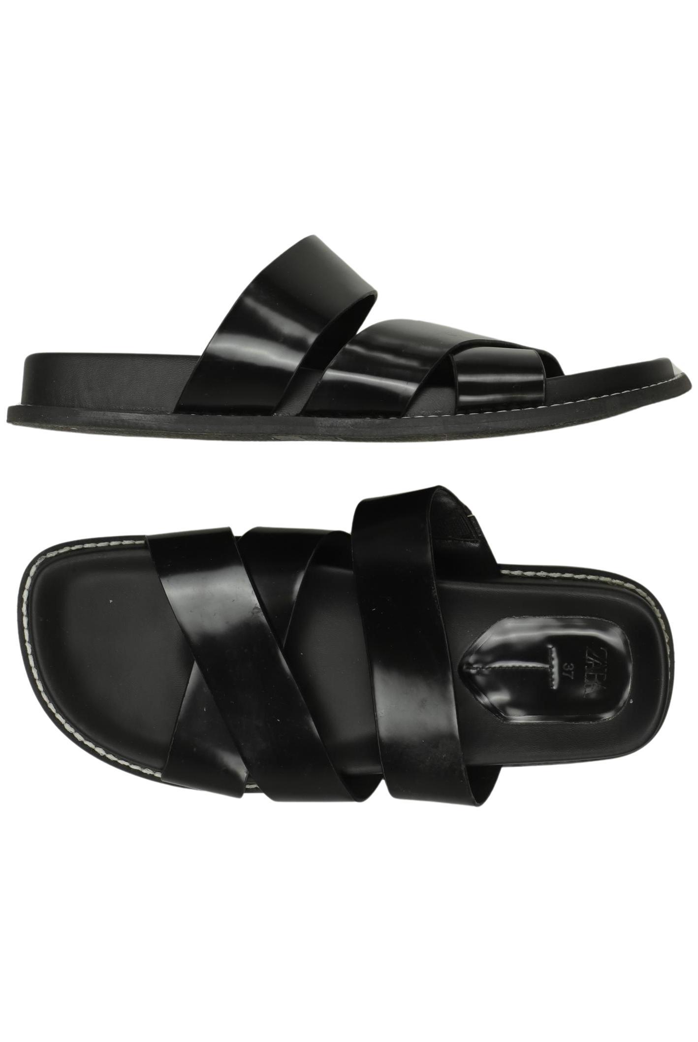 

Zara Damen Sandale, schwarz, Gr. 37
