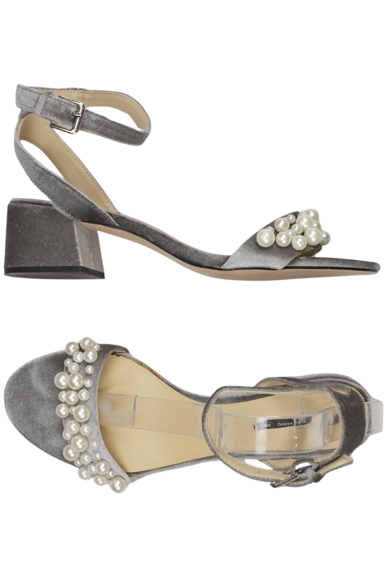 

Zara Damen Sandale, grau, Gr. 38