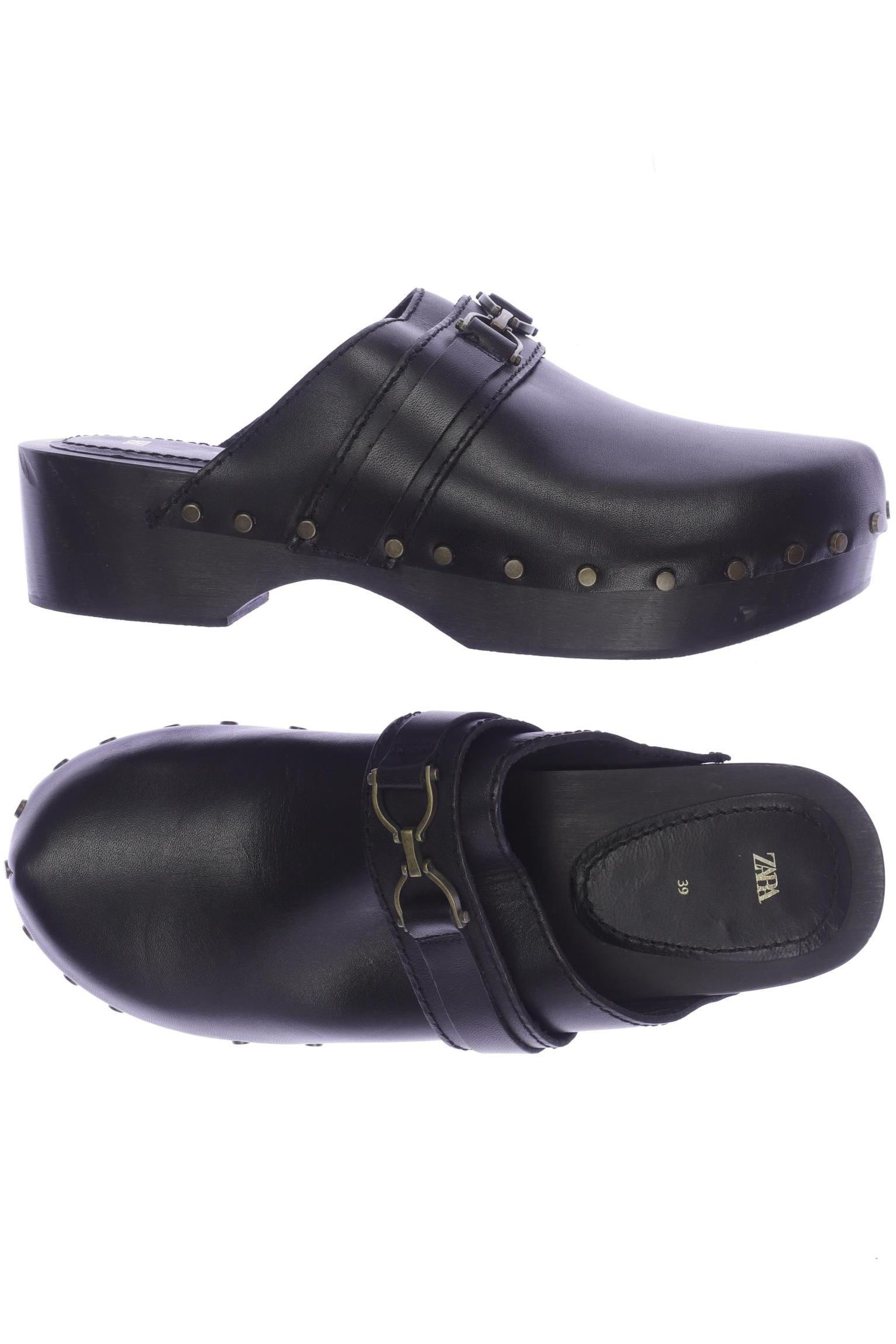 

ZARA Damen Sandale, schwarz