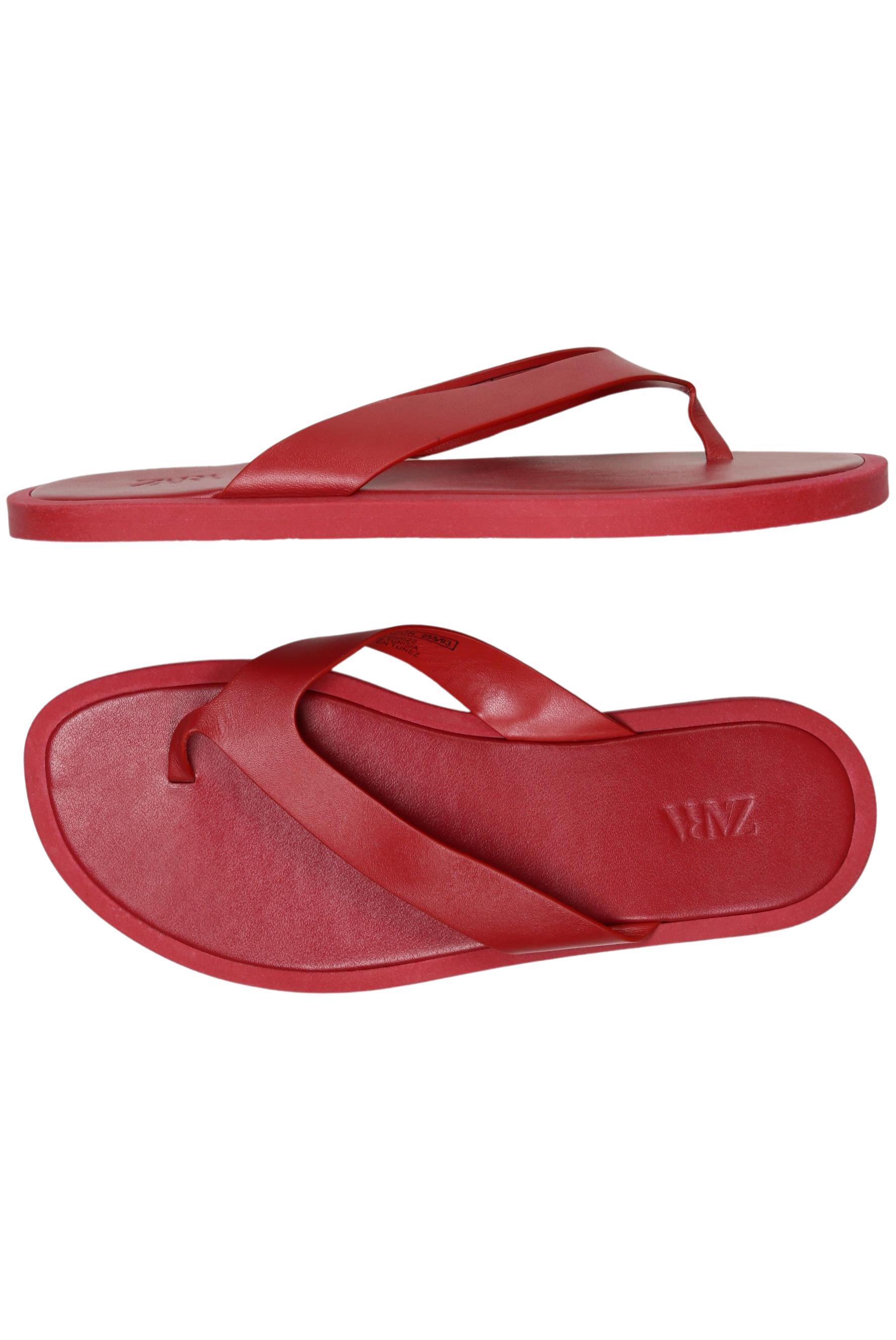 

Zara Damen Sandale, rot, Gr. 39