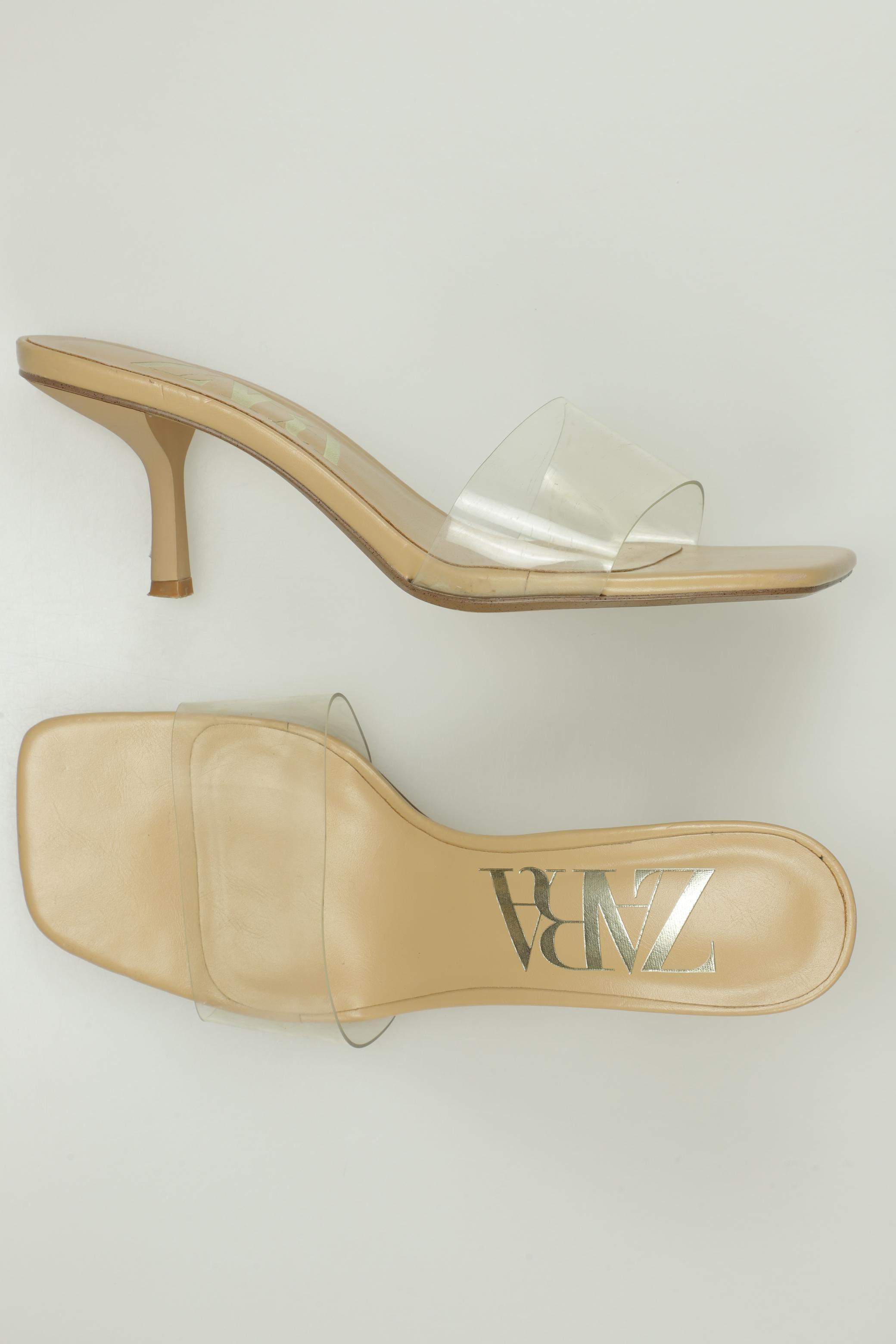 

Zara Damen Sandale, beige, Gr. 39