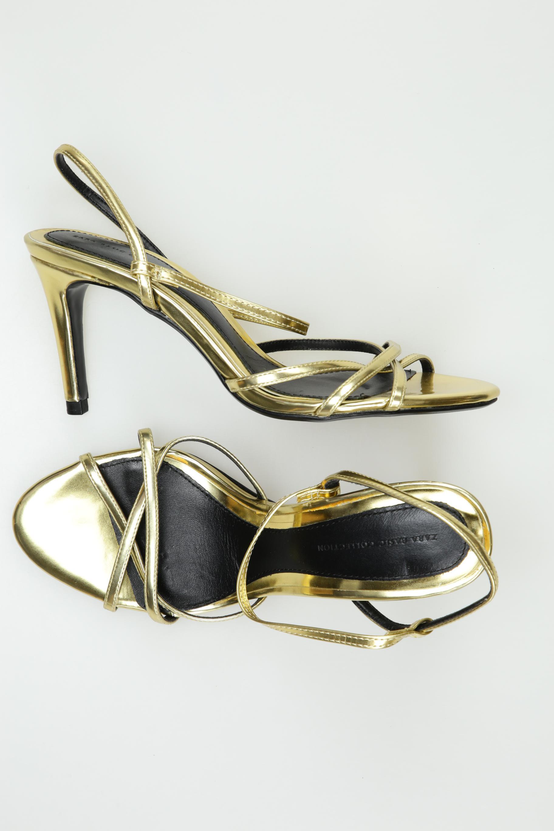

Zara Damen Sandale, gold, Gr. 37