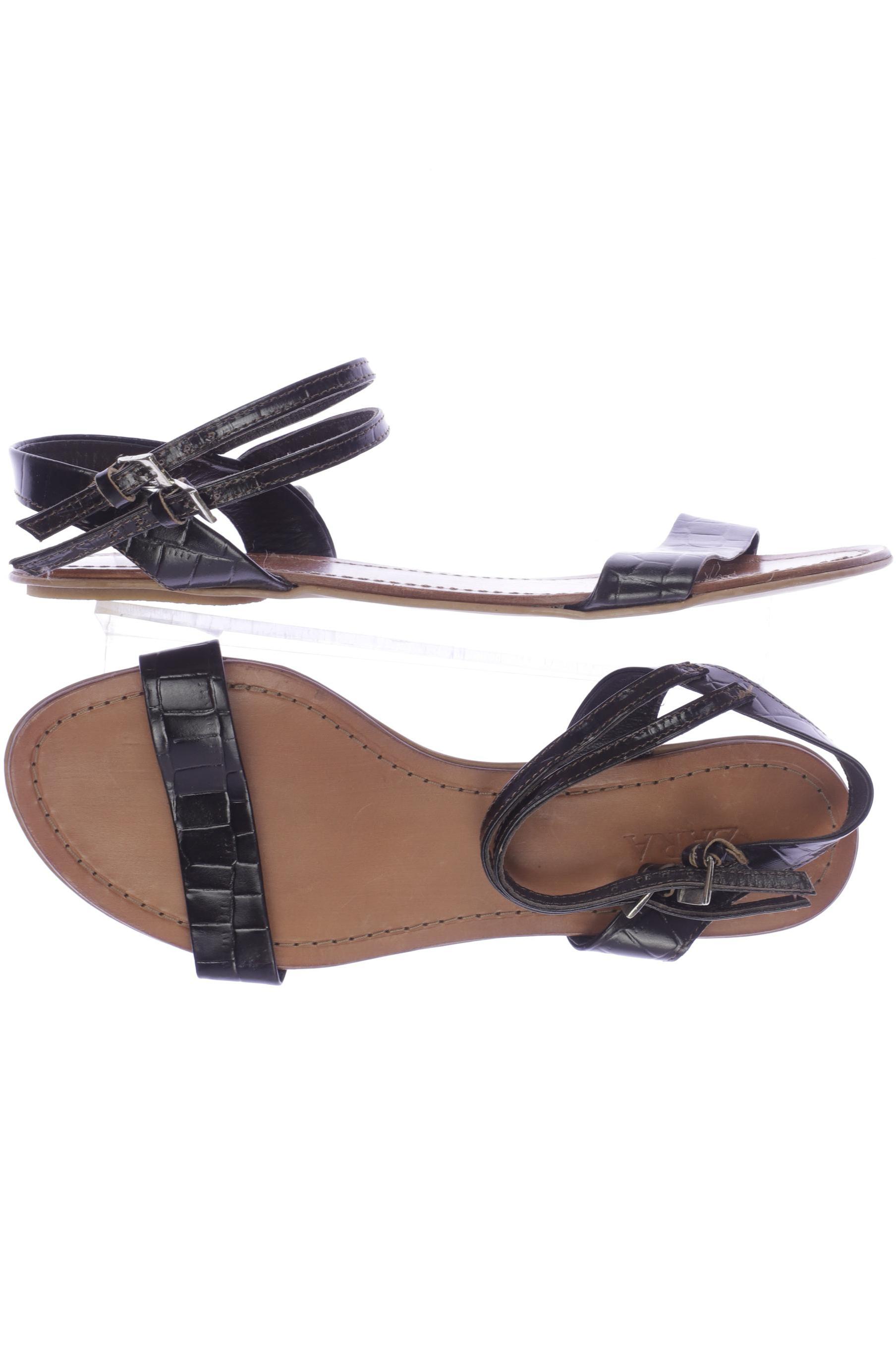 

ZARA Damen Sandale, schwarz