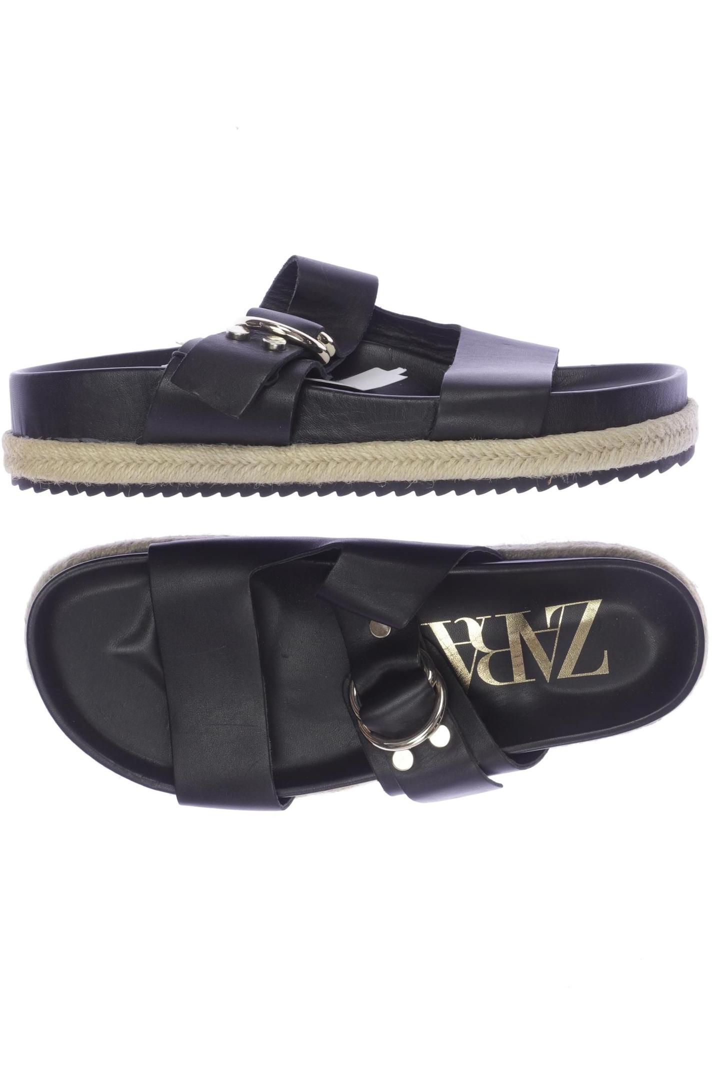 

Zara Damen Sandale, schwarz, Gr. 39