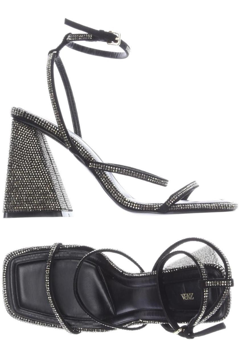

Zara Damen Sandale, schwarz, Gr. 36