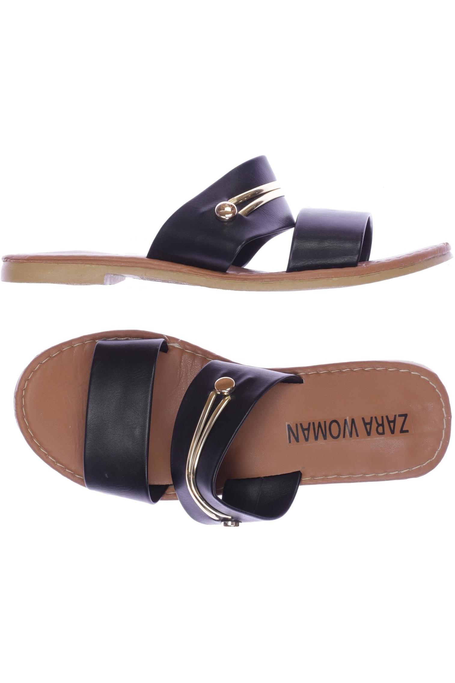 

Zara Damen Sandale, schwarz, Gr. 39