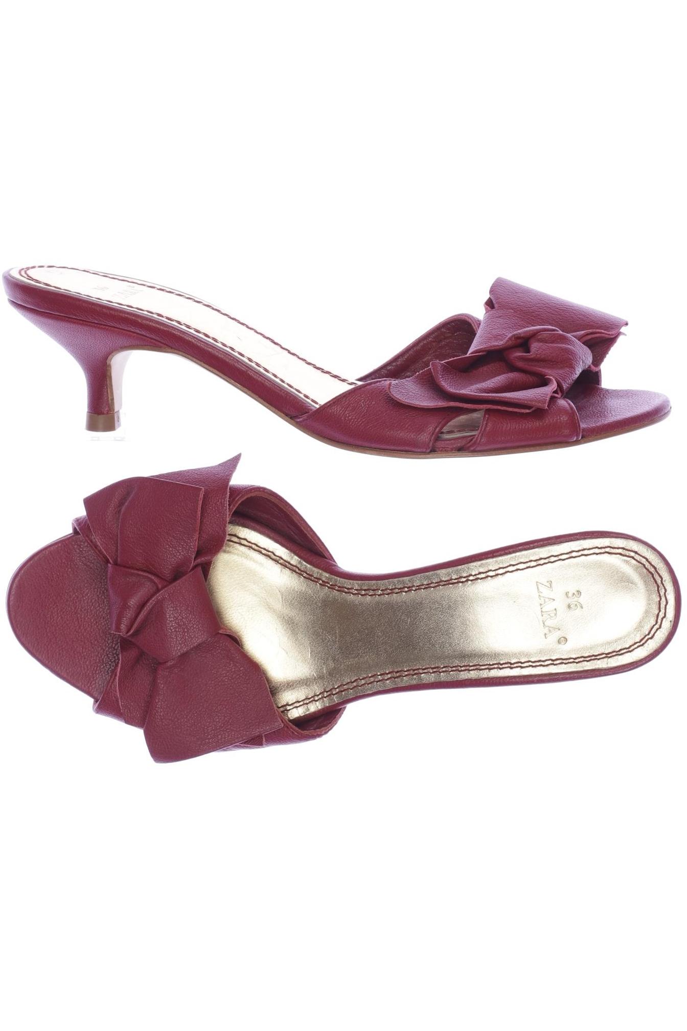 

Zara Damen Sandale, rot, Gr. 36